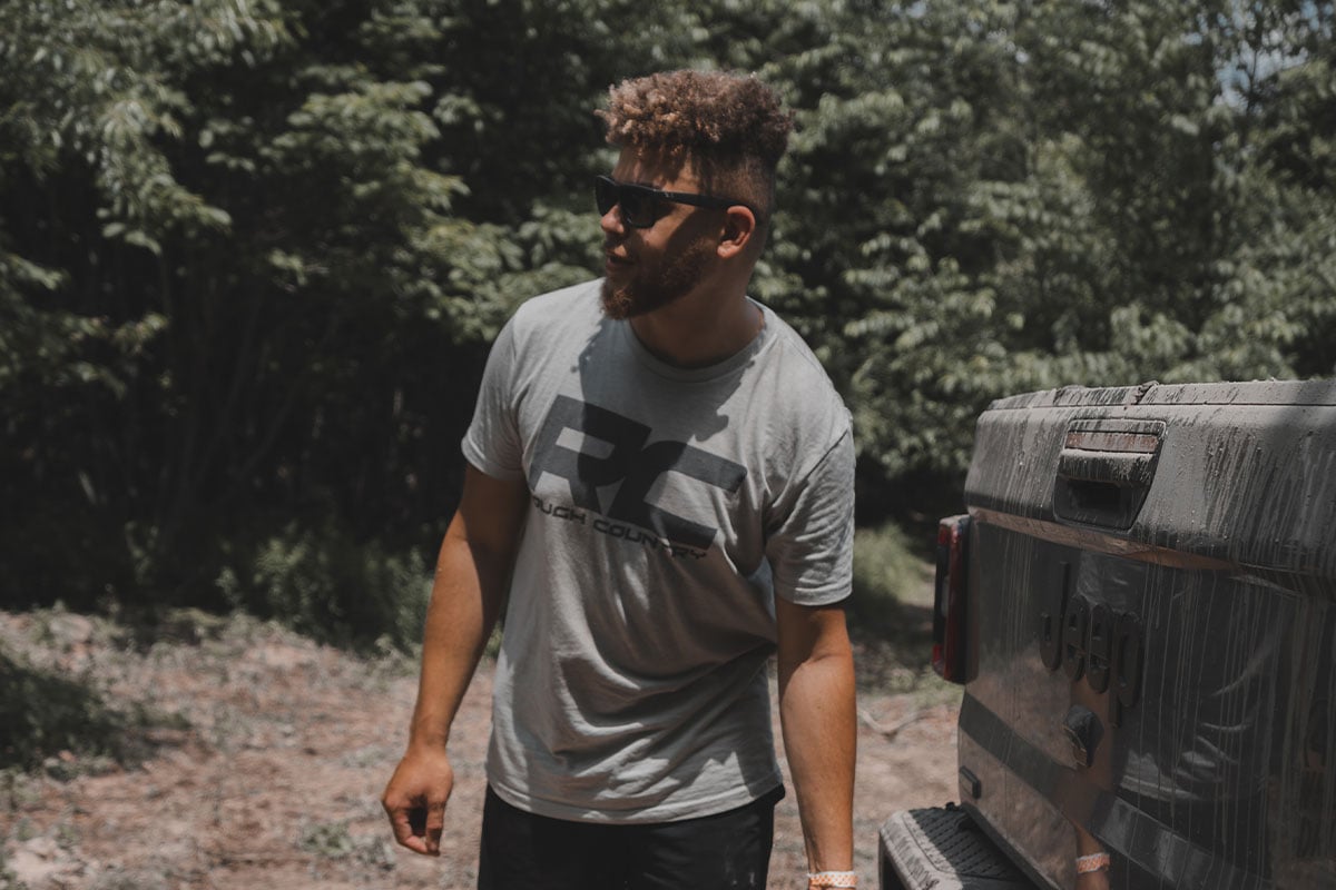 Rough Country T-Shirt | Logo | Grey | 2XL — view 6