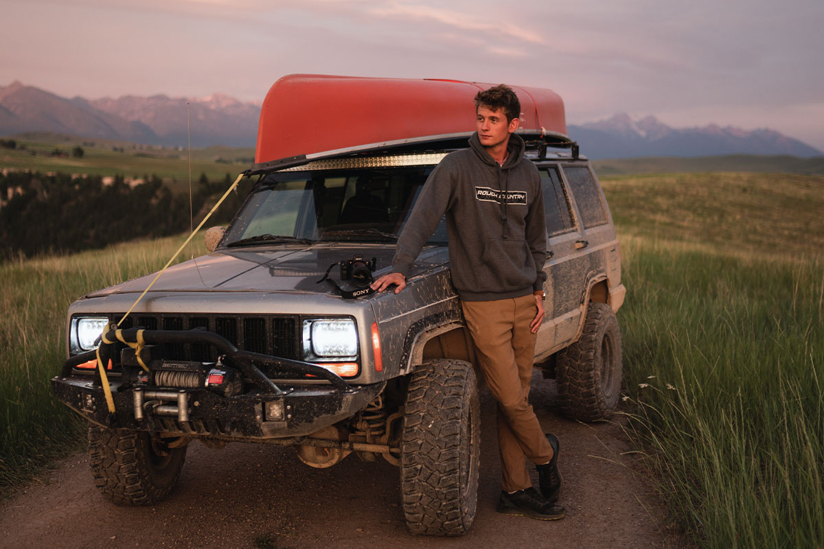Rough Country Hoodie | Digital | Grey | 3XL — view 4