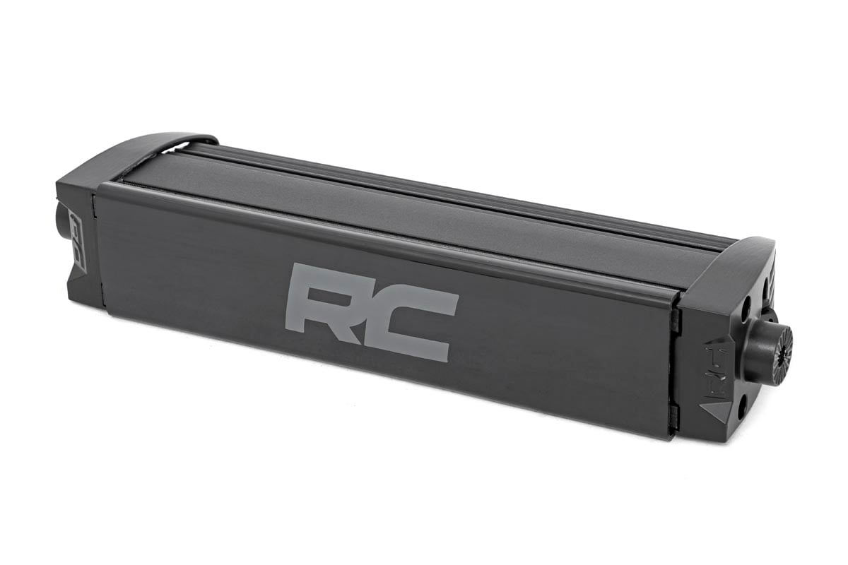 8 Inch Black Series LED Light Bar | Single Row | Amber DRL view 3