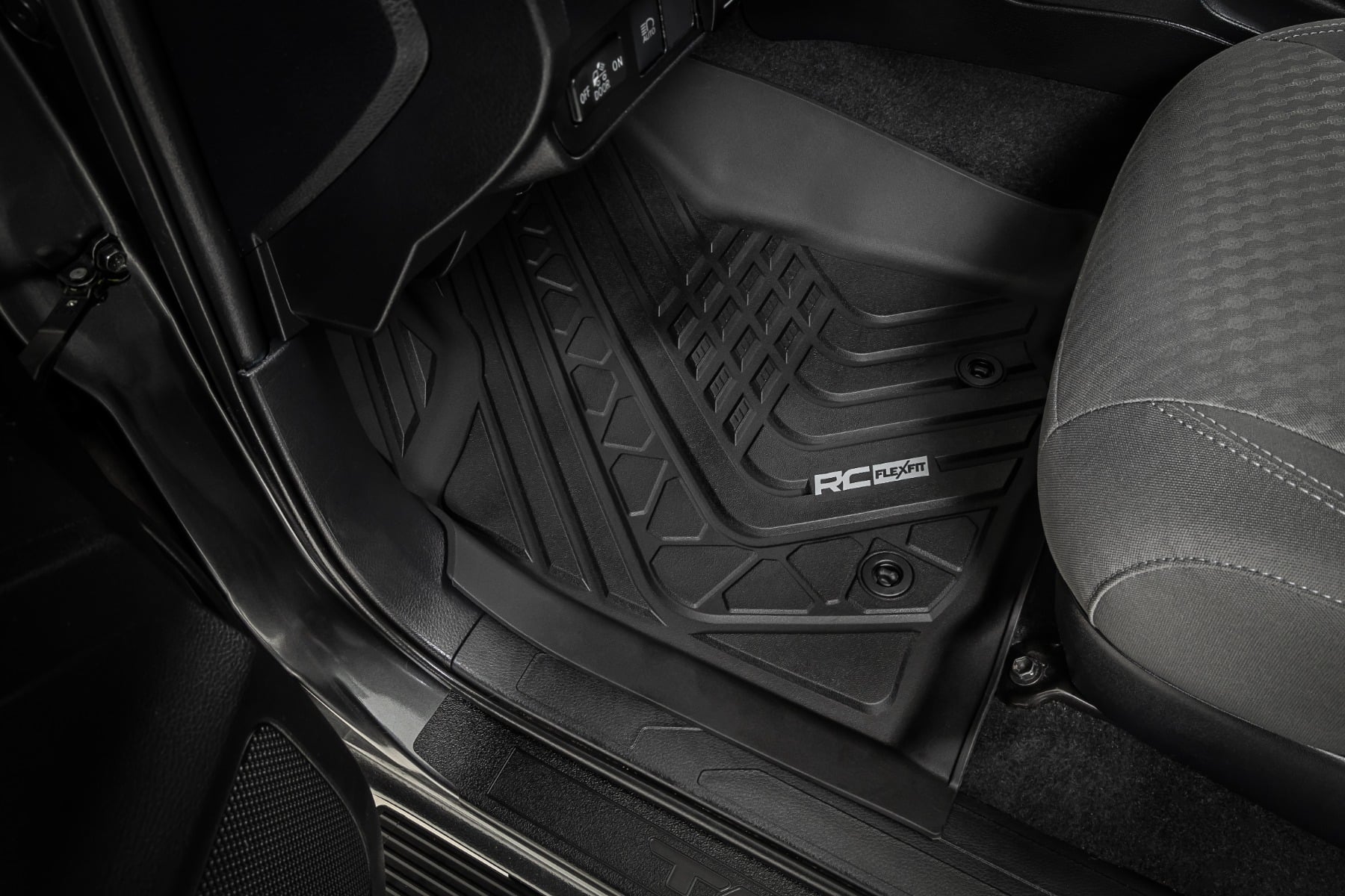 Flex-Fit Floor Mats | Front and Rear | Toyota Tacoma 2WD/4WD (2016-2023) — view 3
