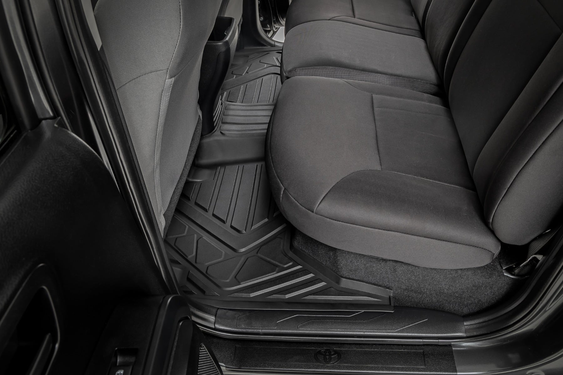 Flex-Fit Floor Mats | Front and Rear | Toyota Tacoma 2WD/4WD (2016-2023) — view 6