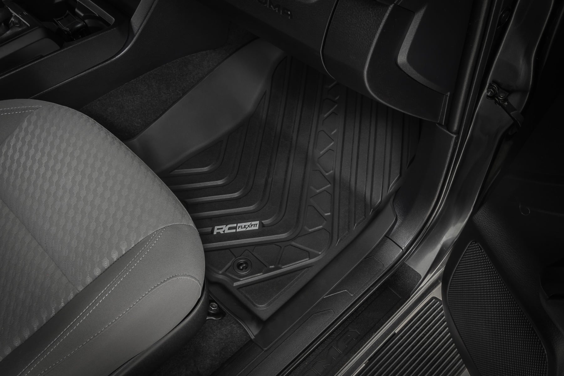 Flex-Fit Floor Mats | Front and Rear | Toyota Tacoma 2WD/4WD (2016-2023) — view 5