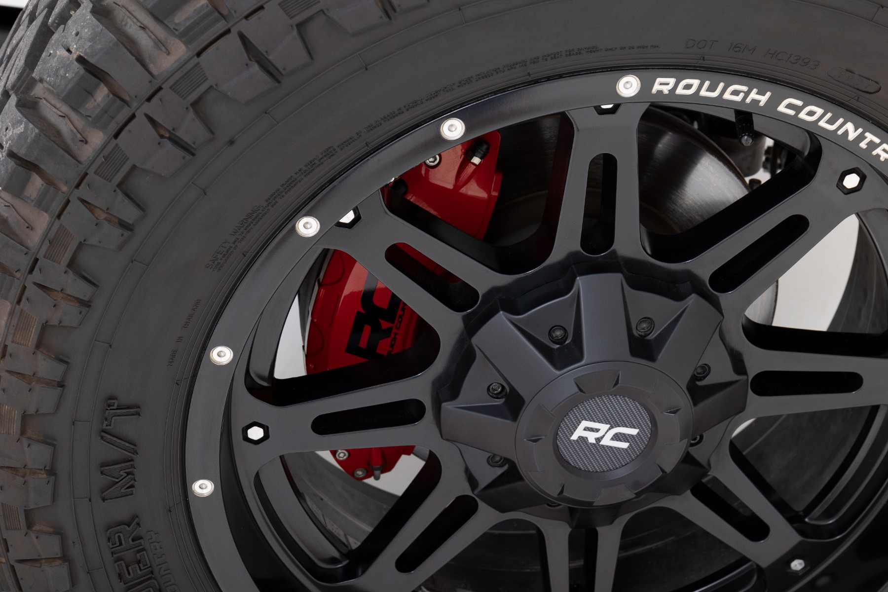 Caliper Covers | Rear | Red | Non-Sport | Jeep Wrangler JL (18-26)/Wrangler Unlimited (18-26) — view 4