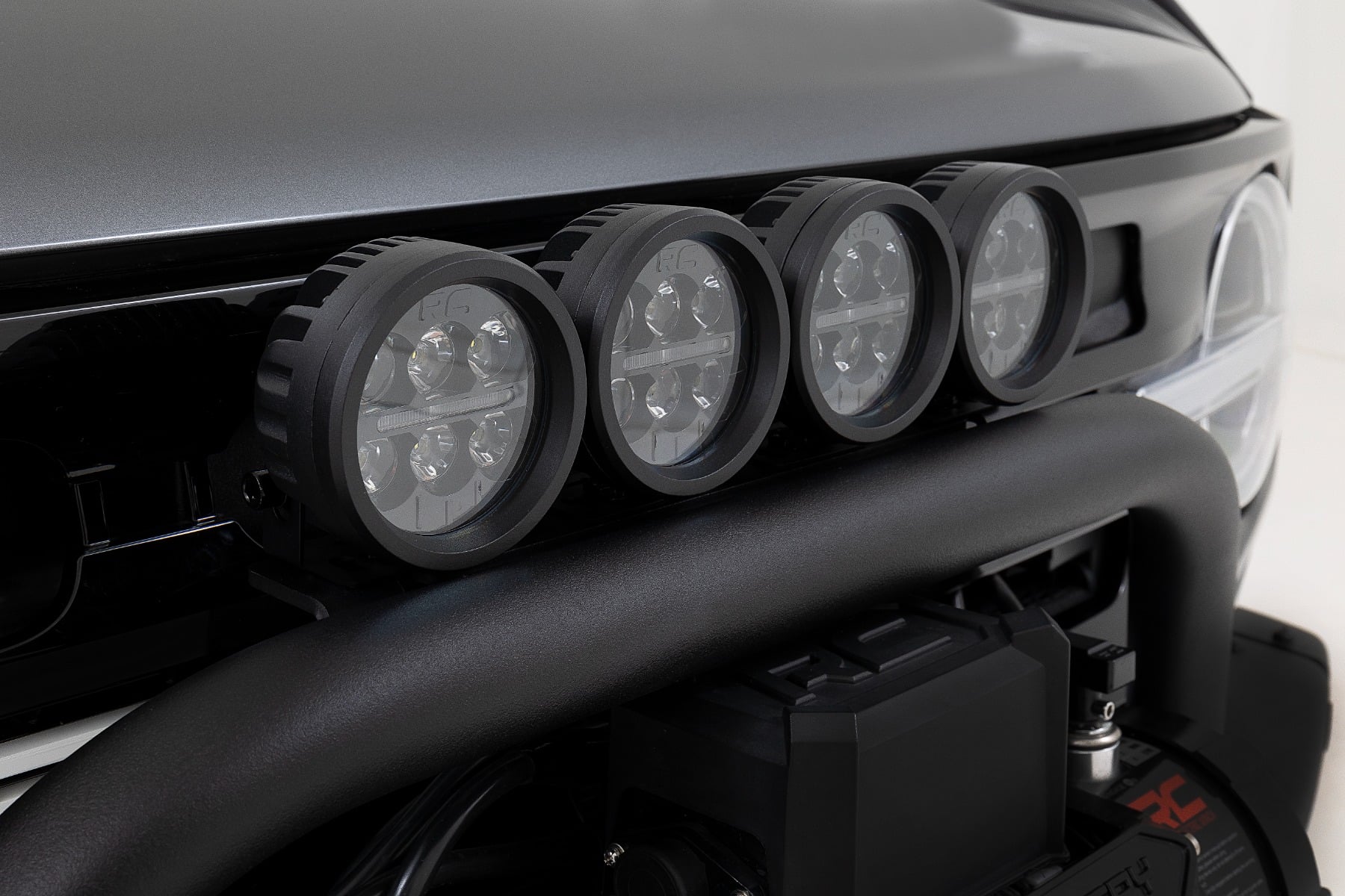 Safari Bar | 12" LED Light Bar | Black | Dual Row | OE Modular Steel | Ford Bronco (21-26) — view 3