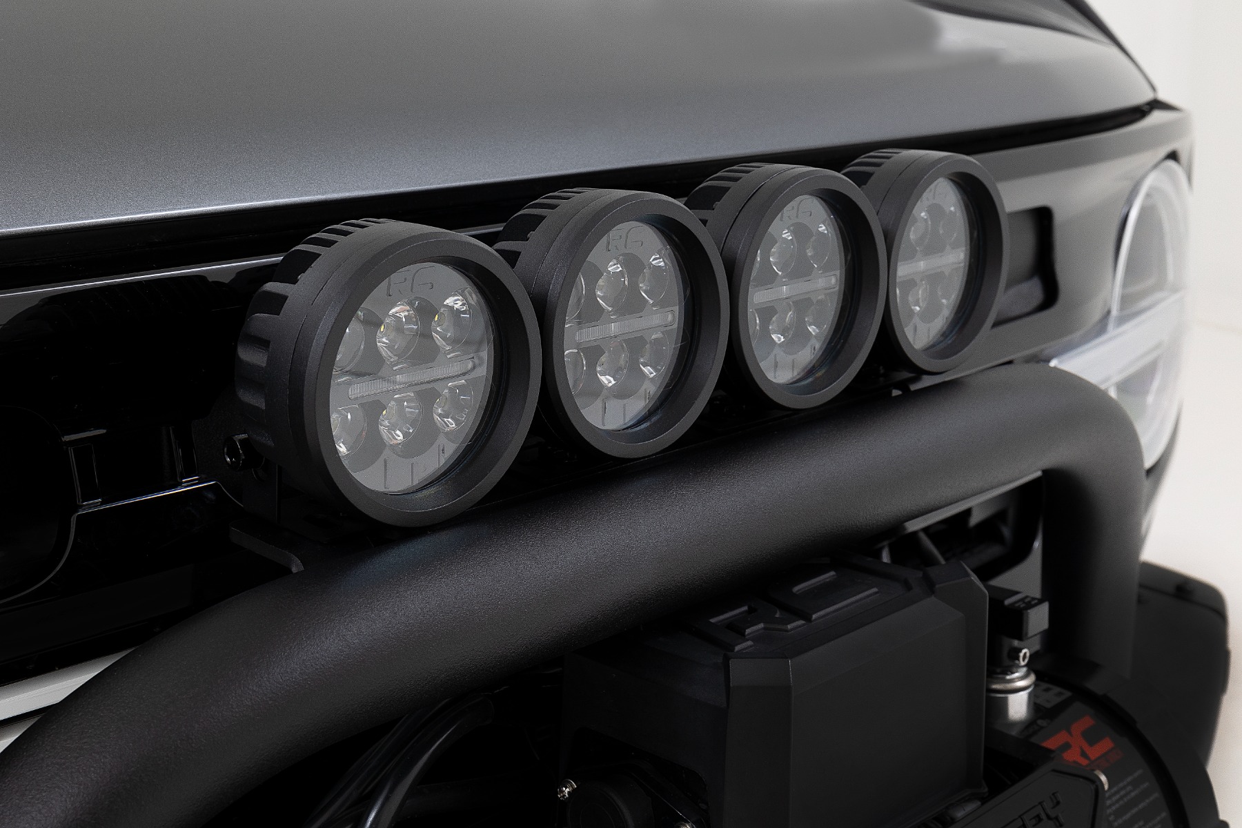 Safari Bar | 6.5 Inch Round LED | OE Modular Steel | Ford Bronco 4WD (21-26) — view 3