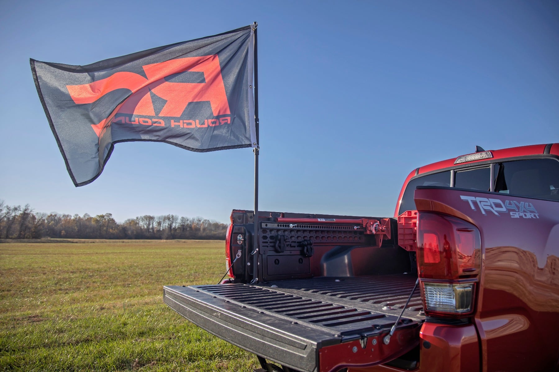 Flag Pole Holder | Bed Rail view 5