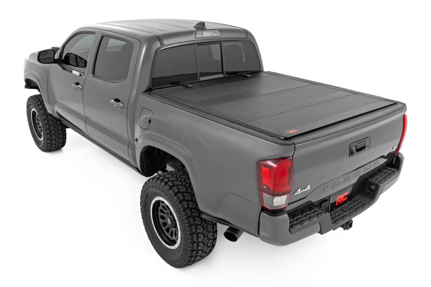 Hard Tri-Fold Flip Up Bed Cover | 5' Bed | Toyota Tacoma 2WD/4WD (2016-2023) view 3