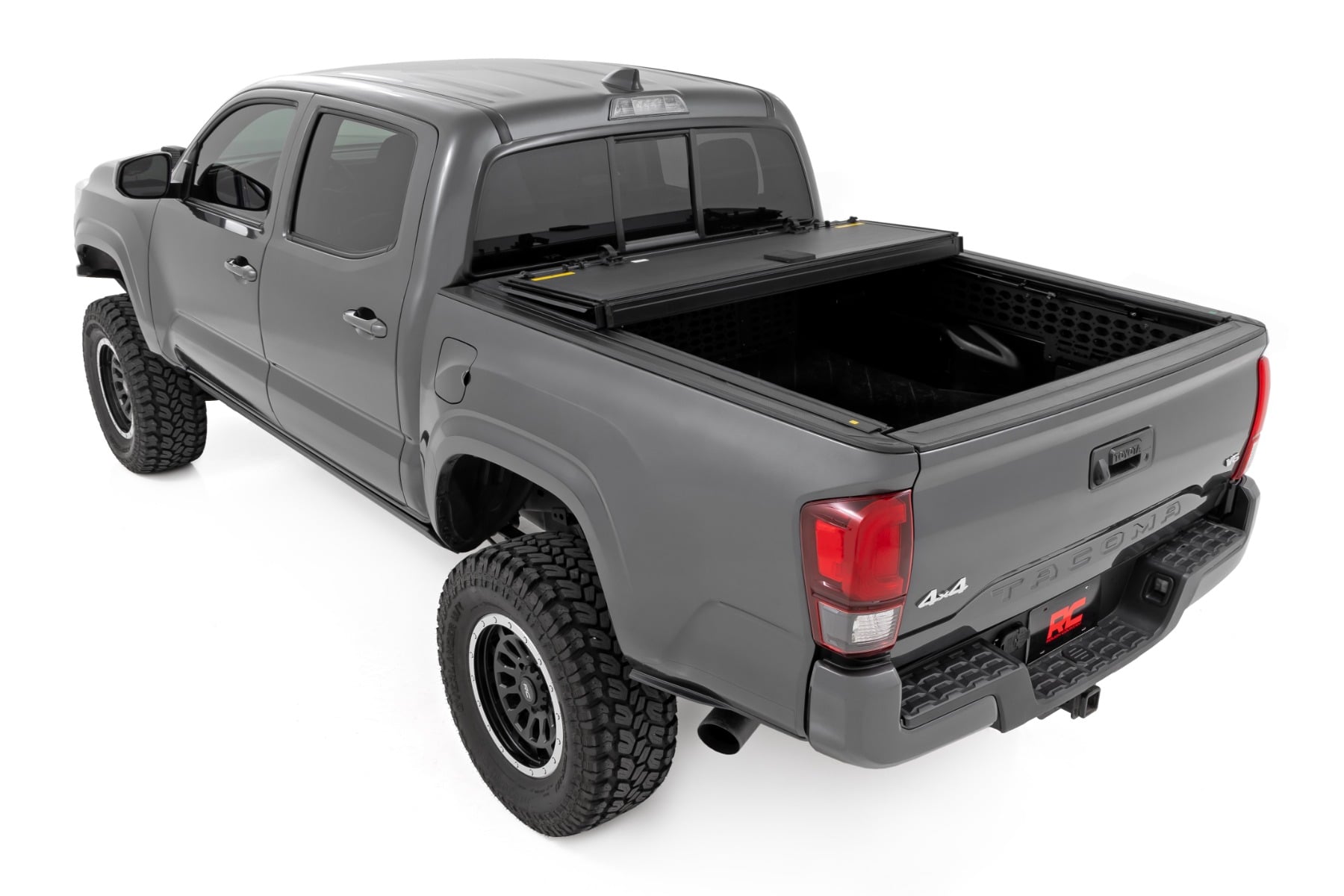 Hard Tri-Fold Flip Up Bed Cover | 6' Bed | Toyota Tacoma 2WD/4WD (2005-2015) view 5