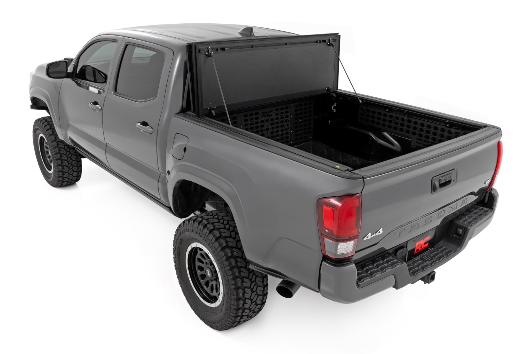 Hard Tri-Fold Flip Up Bed Cover | 5' Bed | Toyota Tacoma 2WD/4WD (2016-2023) view 6