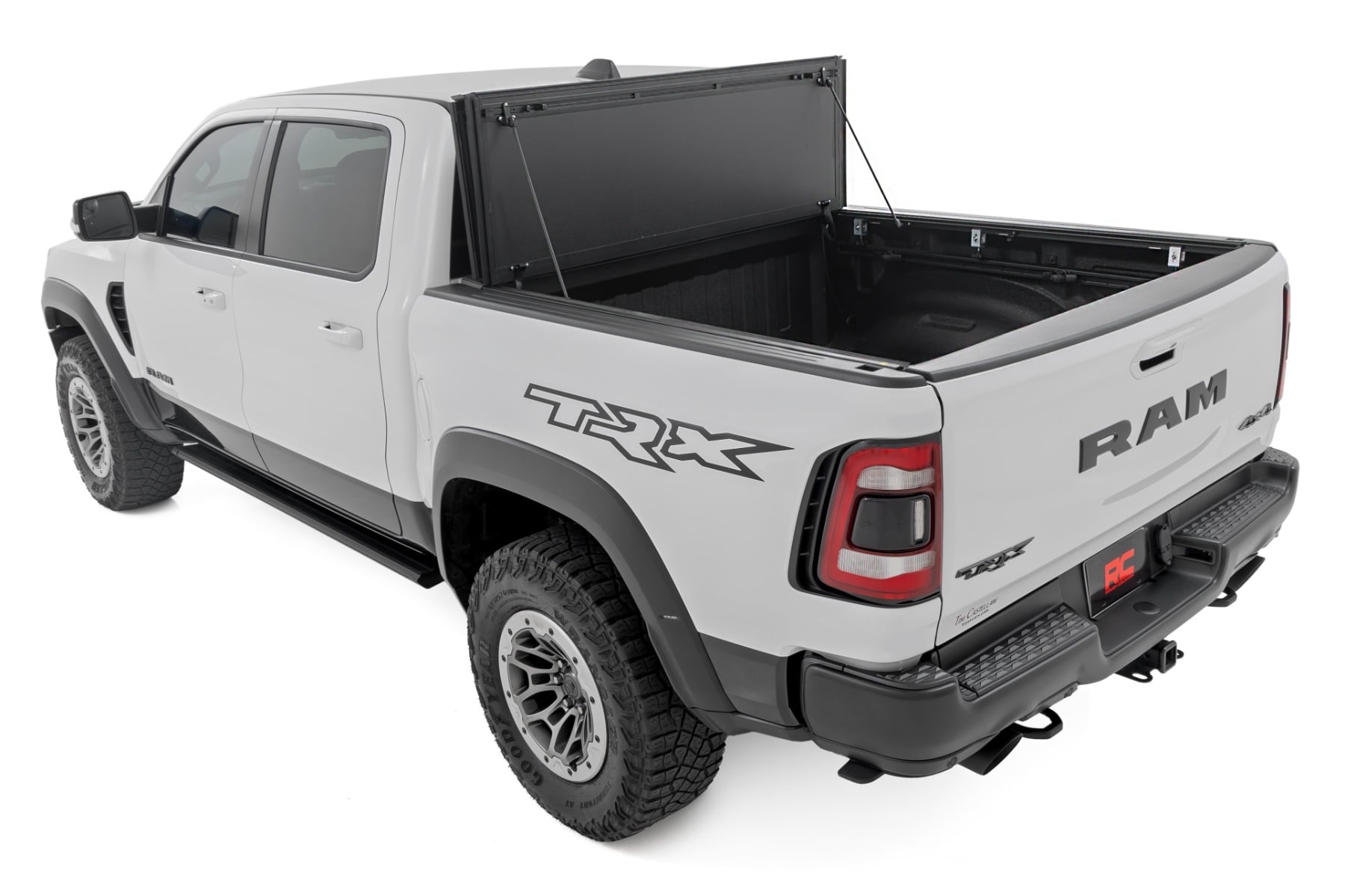 Hard Tri-Fold Flip Up Bed Cover | 6'4" | Ram 1500 (19-26)/1500 TRX (21-24) view 6