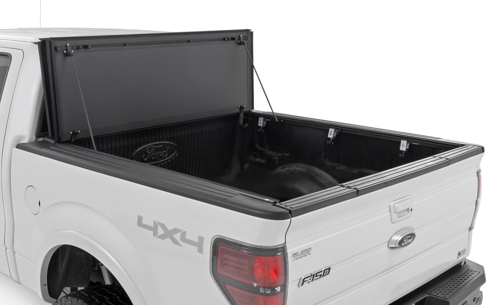 Hard Tri-Fold Flip Up Bed Cover | 6'7" Bed | Ford F-150 2WD/4WD (2004-2014) view 2