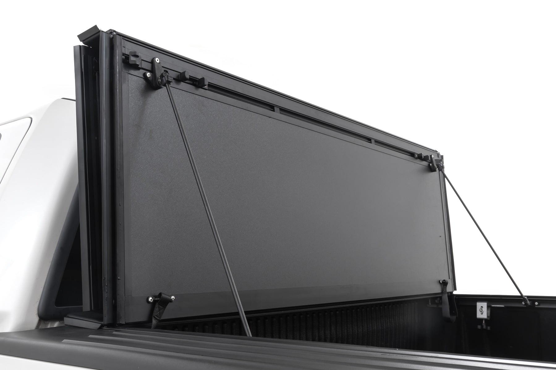 Hard Tri-Fold Flip Up Bed Cover | 5'7" Bed | Ford F-150 2WD/4WD (2004-2014) view 6