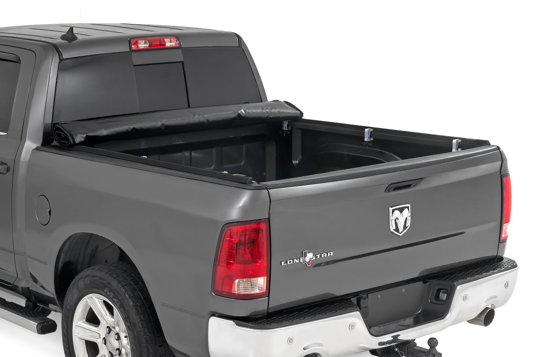 Soft Roll Up Bed Cover | 5'7" Bed | Ram 1500 (09-18)/2500 (11-26) — view 2