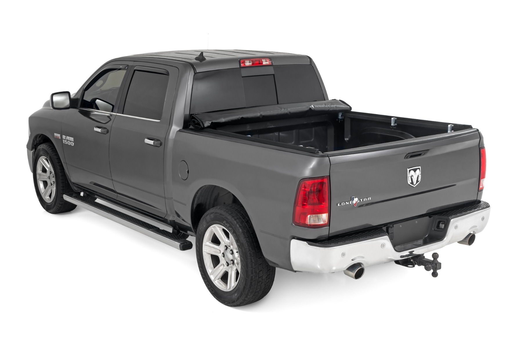 Soft Roll Up Bed Cover | 5'7" Bed | Ram 1500 (09-18)/2500 (11-26) — view 4