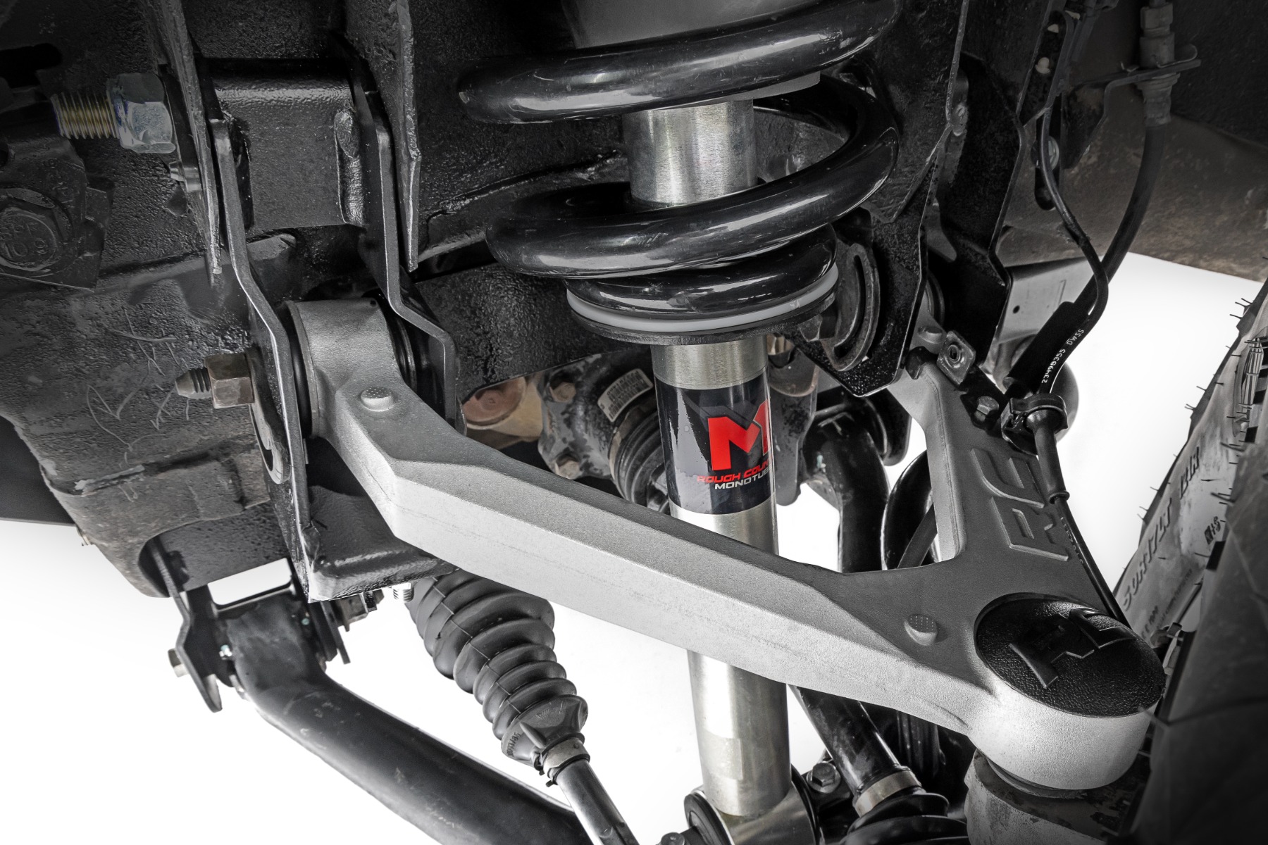 7 Inch Stamped Steel LCA Lift Kit | Forged UCA | Bracket | N3 Struts | Chevy/GMC 1500 (16-18) — view 5