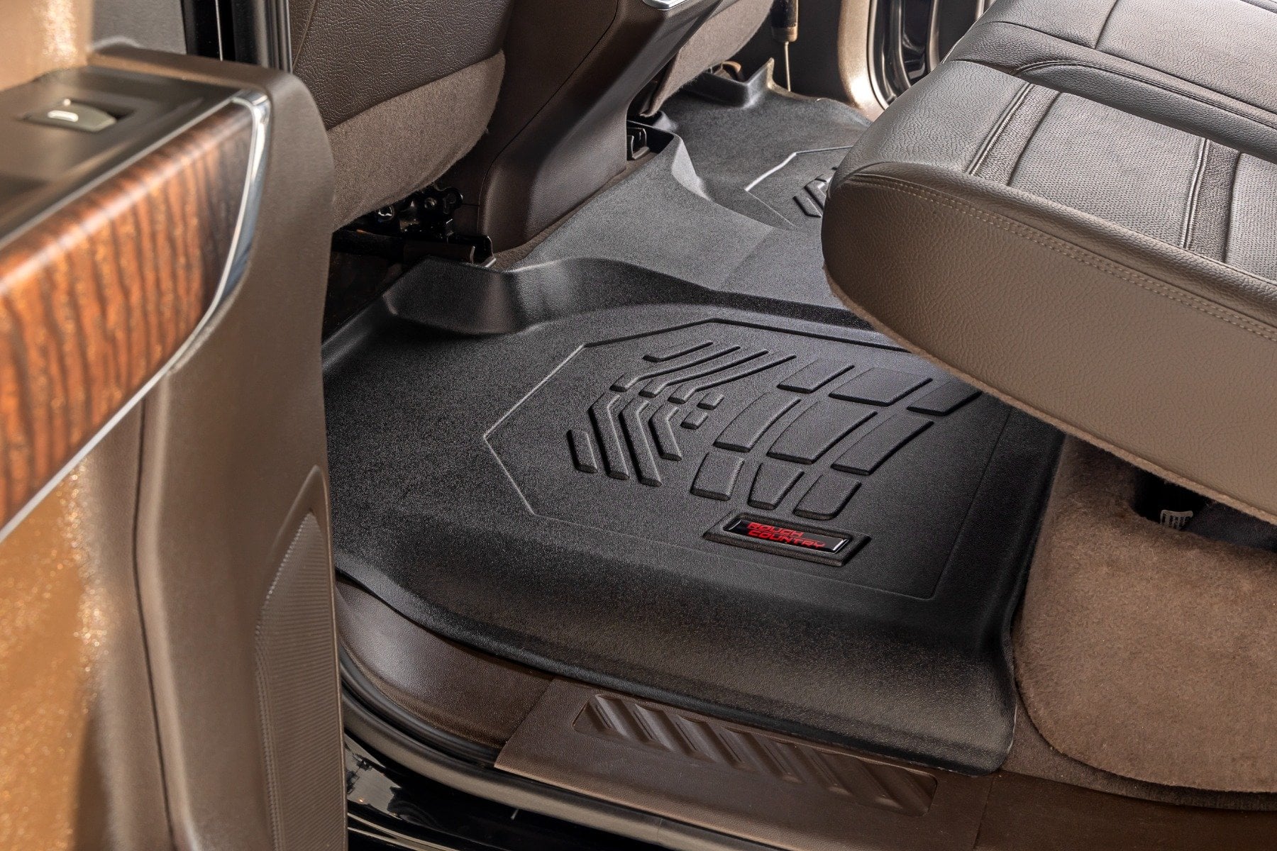Sure-Fit Floor Mats | FR & RR | FR Over Hump | Crew | Chevy/GMC 1500/2500HD/3500HD (19-26) — view 5
