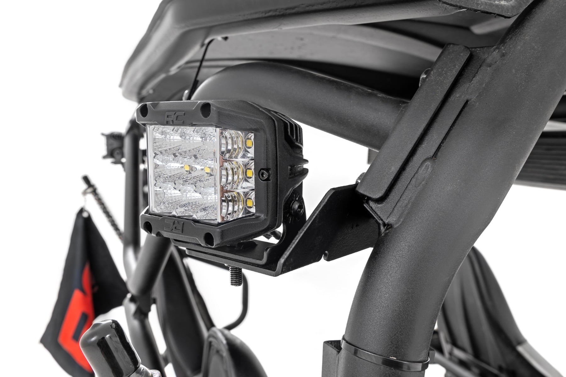 LED Light Kit | Rear Mount | 2" Black Pair | Flood | Kawasaki Teryx 4 1000/Teryx4 800 view 3