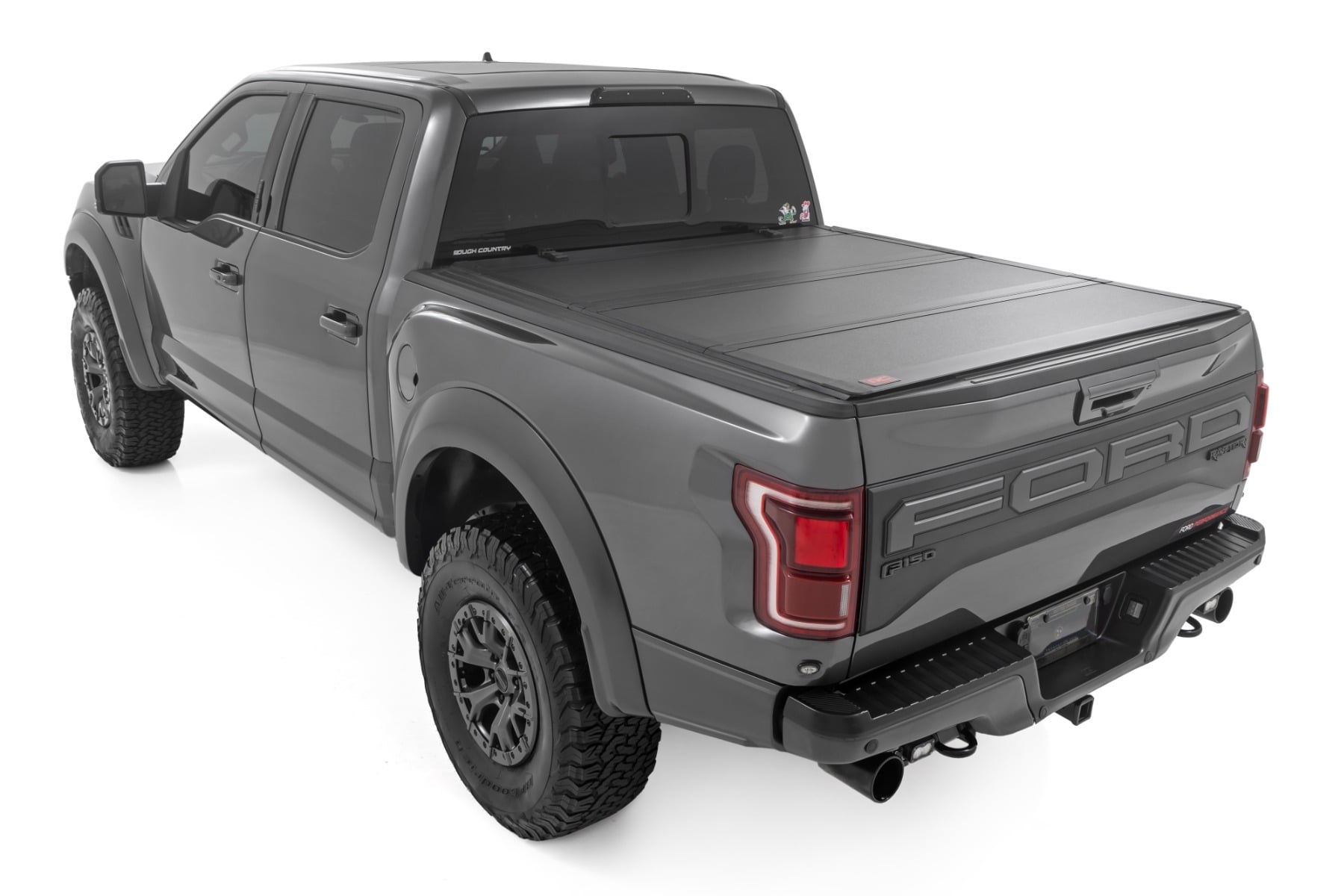 Hard Tri-Fold Flip Up Bed Cover | 5'7" Bed | Ford F-150 (21-26)/F-150 Lightning (22-26) view 3
