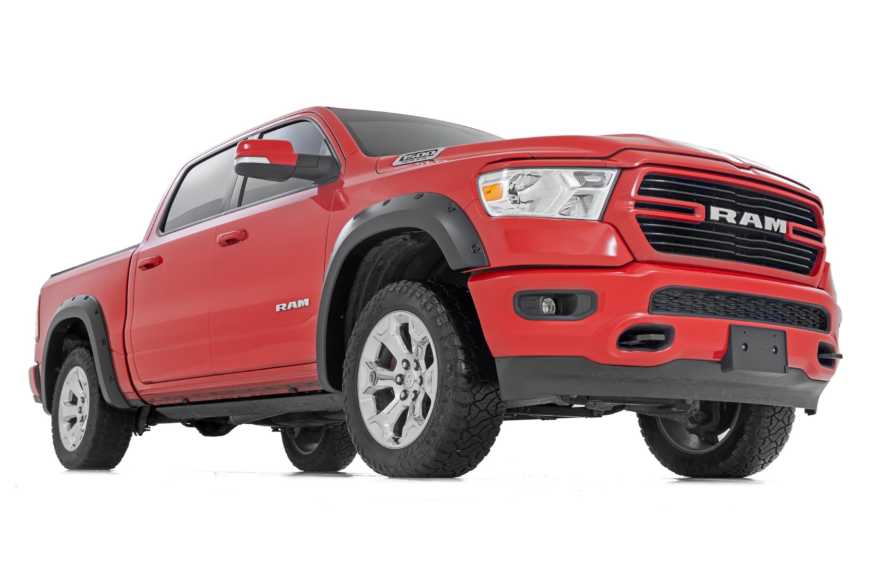 Pocket Fender Flares | PR4 Flame Red | Ram 1500 2WD/4WD (2019-2024) — view 3