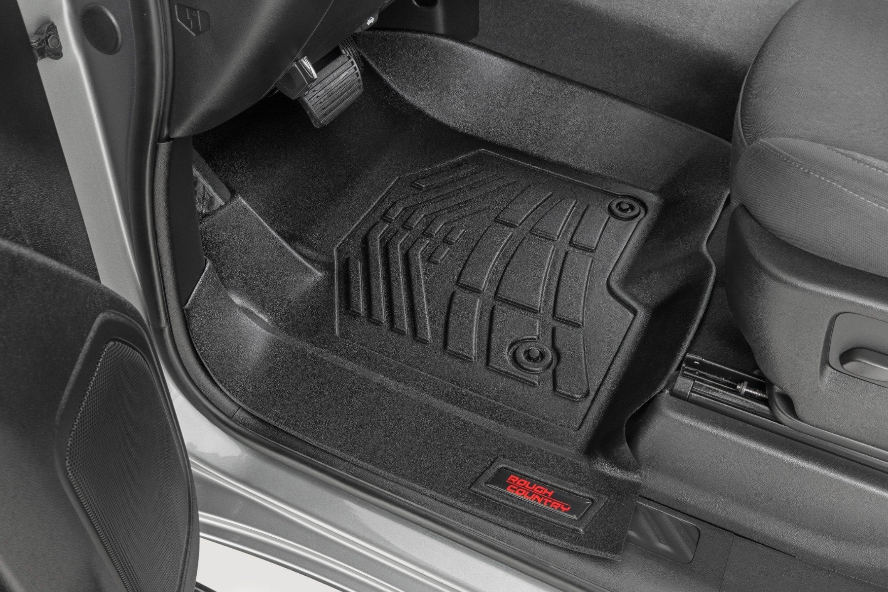 Sure-Fit Floor Mats | FR & RR | FR Bucket | Crew | Chevy/GMC 1500/2500HD/3500HD (19-26) — view 2