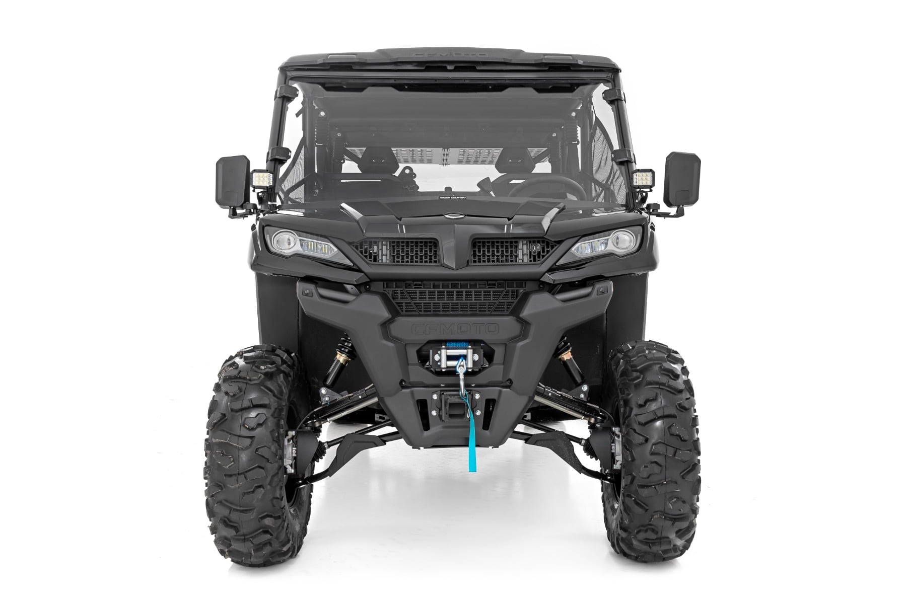 LED Light Kit | Cage Mount | 2" Black Pair | CFMOTO UFORCE 1000 view 4