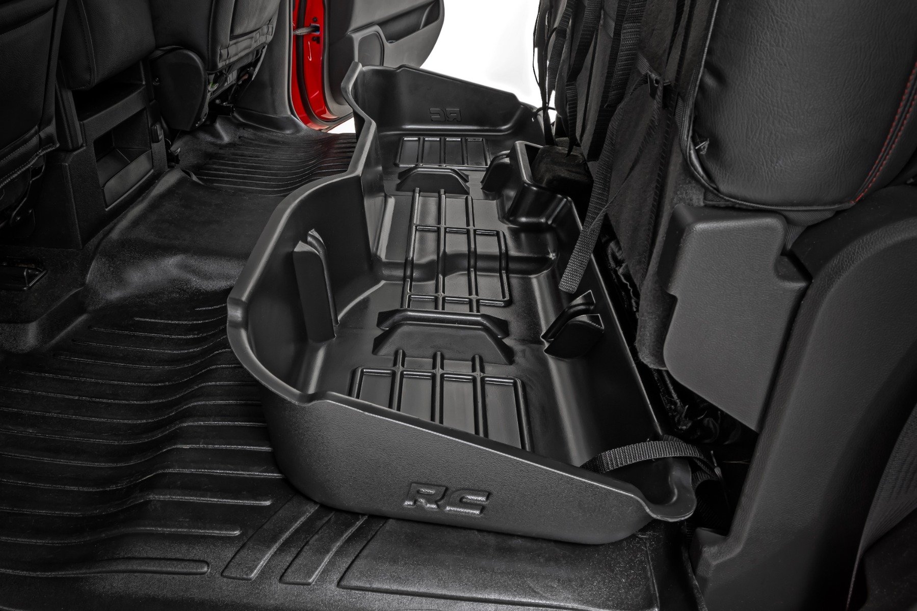 Under Seat Storage Installed