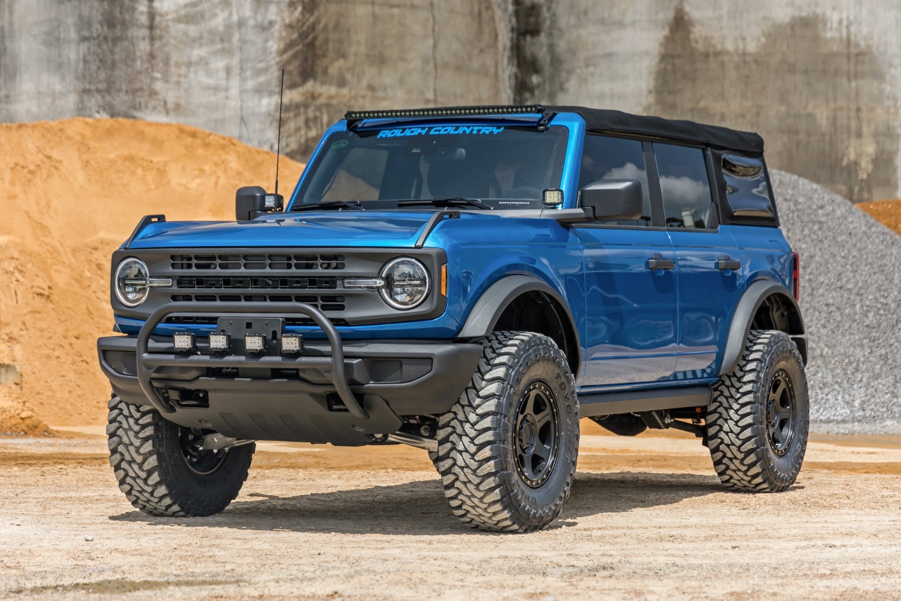 Nudge Bar | 20 Inch BLK DRL Single Row LED | Ford Bronco 4WD (2021-2026) — view 5