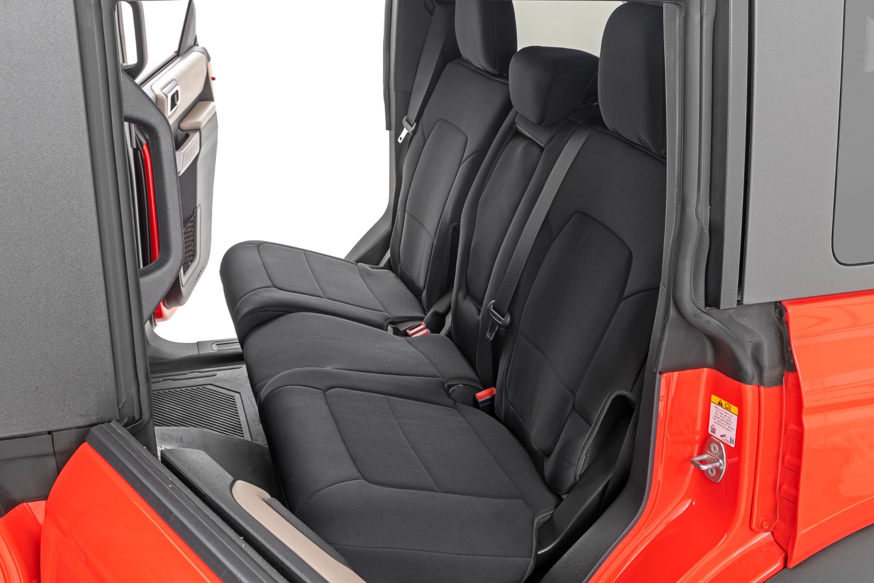 Seat Covers | Bucket Seats |W/Fold Down RR Armrest |FR & RR | 4DR | Ford Bronco (21-26) — view 4