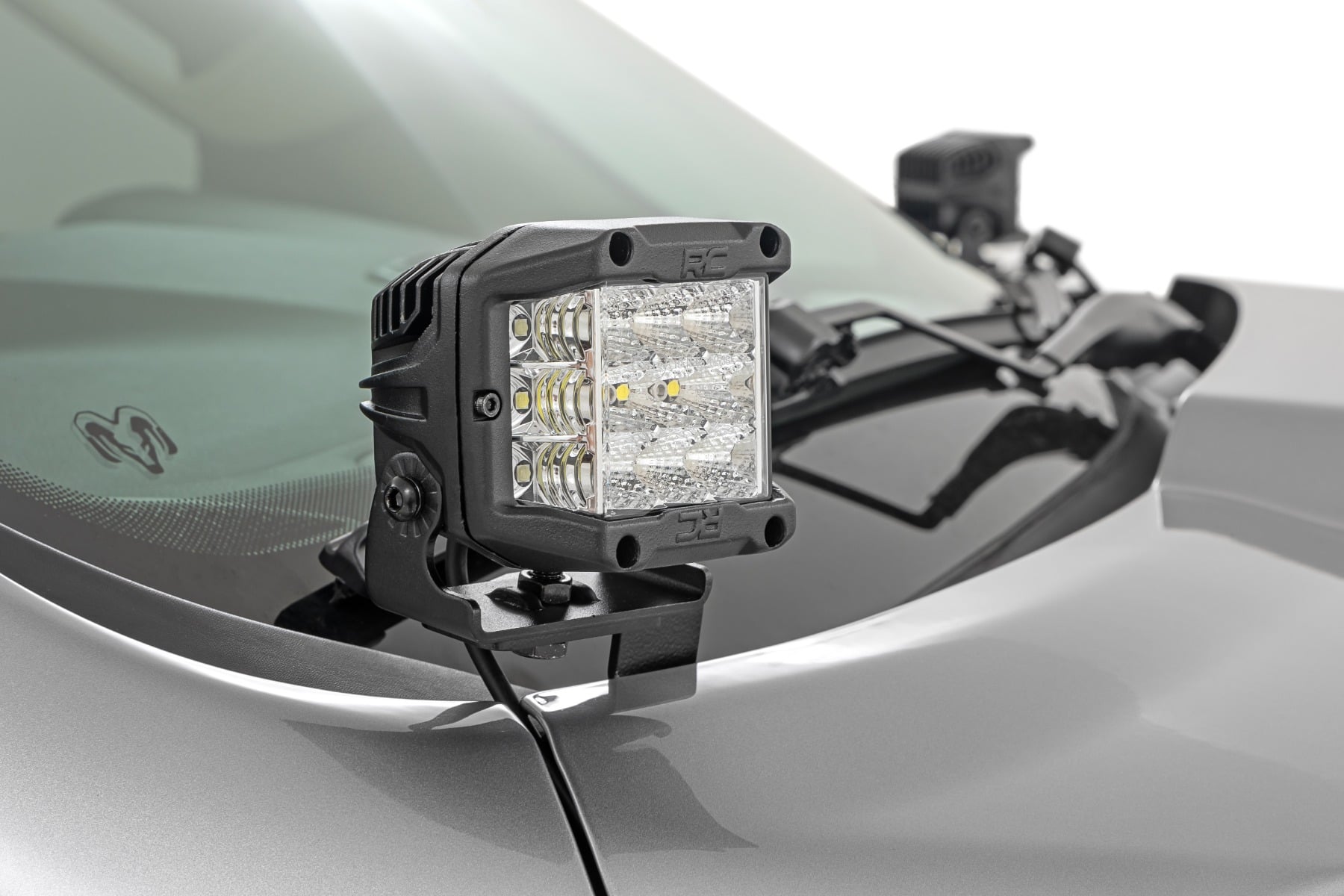 LED Light Kit | Ditch Mount | 2" Black Pair | Spot | Ram 1500 2WD/4WD (19-26) view 2