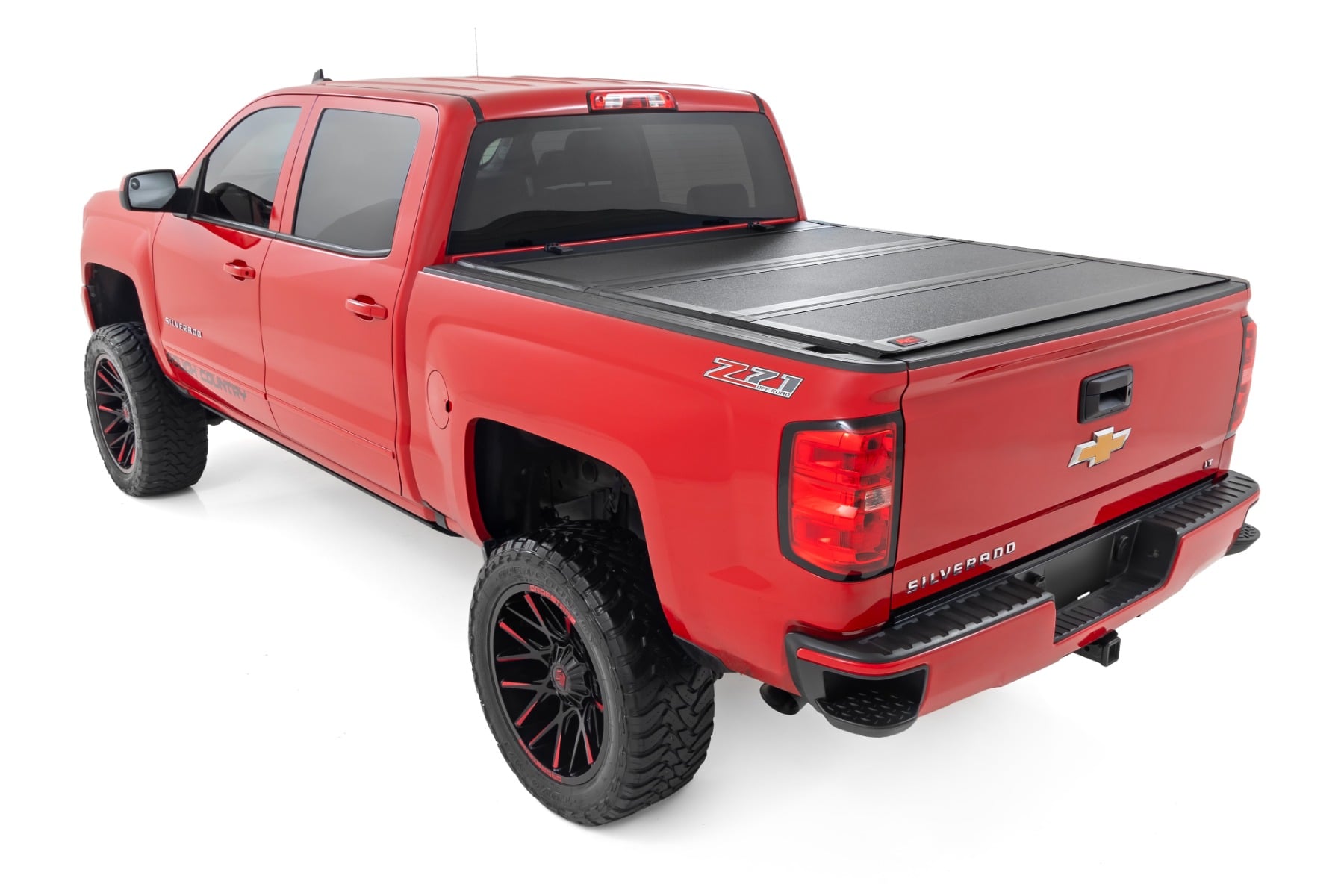 Hard Tri-Fold Flip Up Bed Cover | 5'9" Bed | Chevy/GMC 1500 (14-18 & Classic) view 3