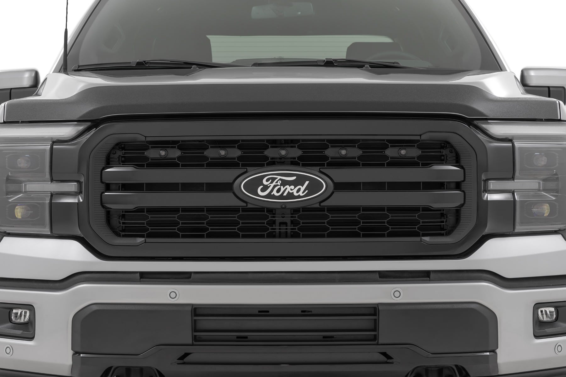 Hood Protector | Gloss Black | Ford F-150 2WD/4WD (2021-2026) — view 2