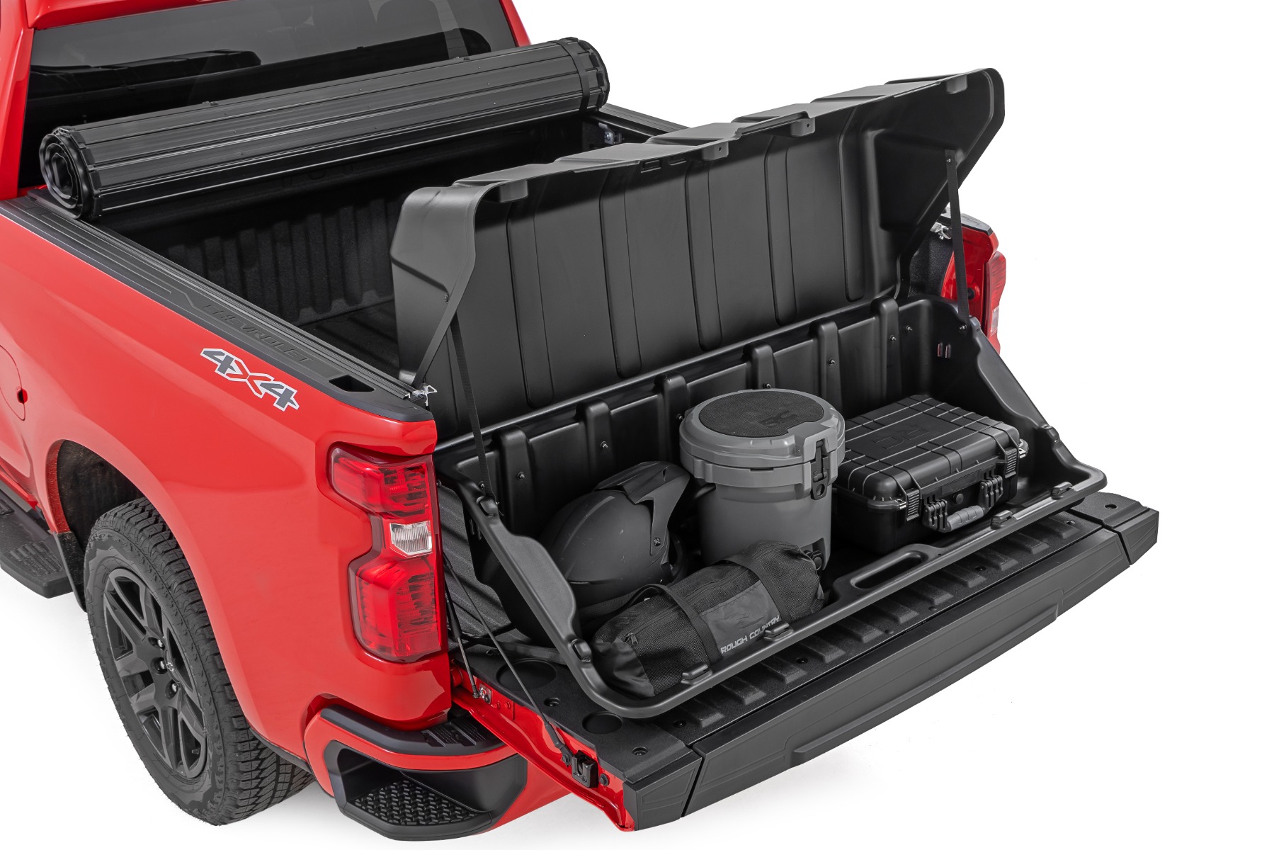 Truck Bed Cargo Storage Box | Lid & Box | Easy Access | Full Size 56" view 3