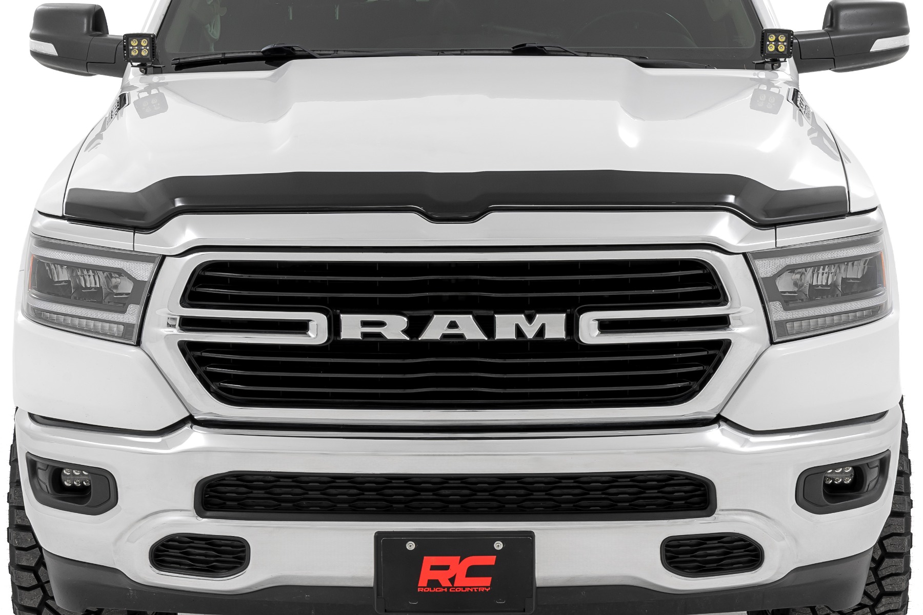Hood Protector | Gloss Black | Ram 1500 2WD/4WD (2019-2026) — view 2