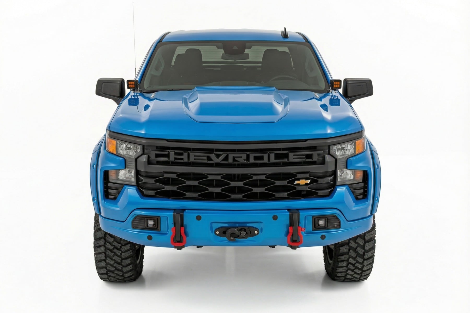 Bumper Cover | GLT Glacier Blue | Chevy Silverado 1500 2WD/4WD (2023-2026) — view 2