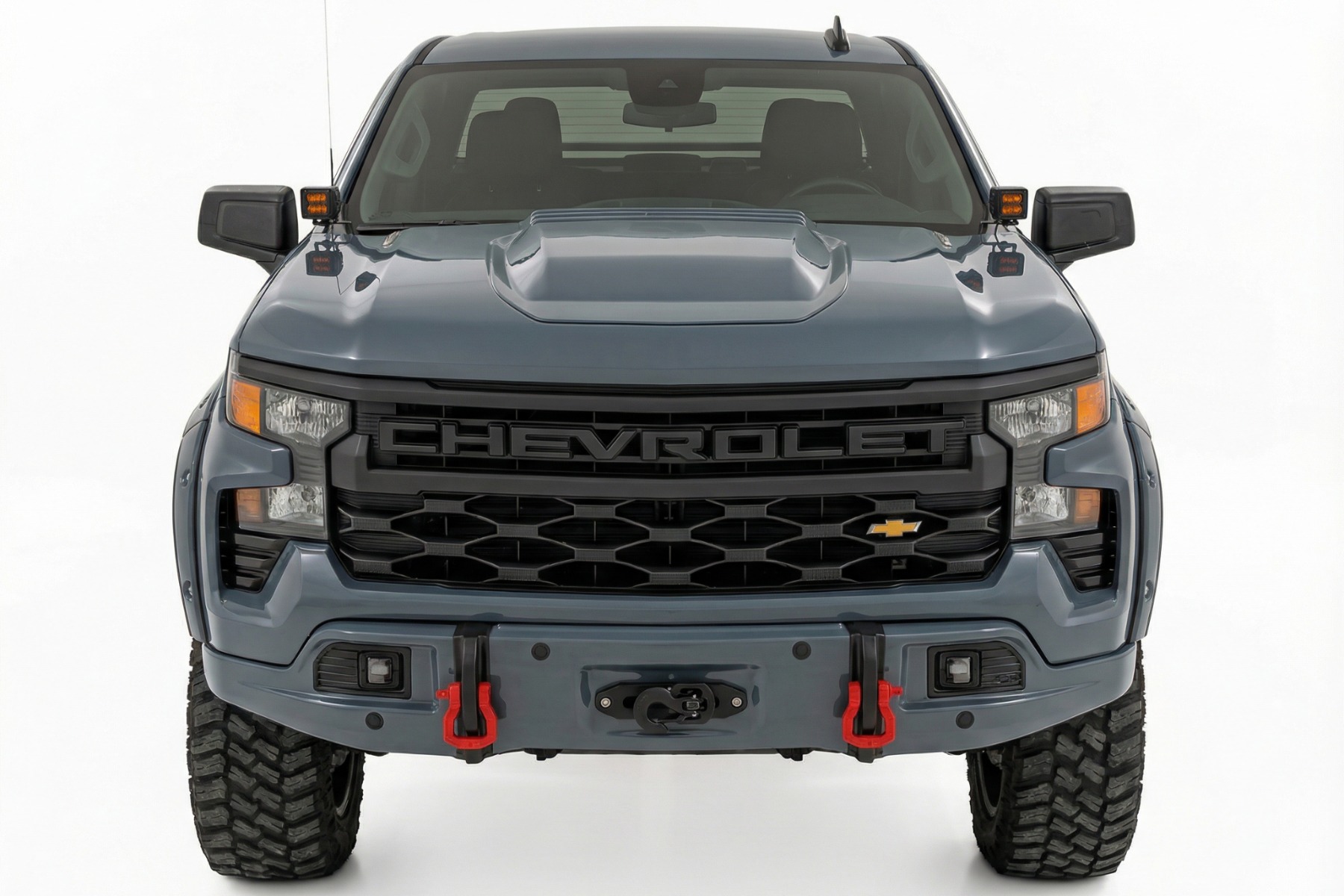 Front FXS Bumper | 12000S | GNO Slate Gray | Chevy Silverado 1500 (23-26) — view 2
