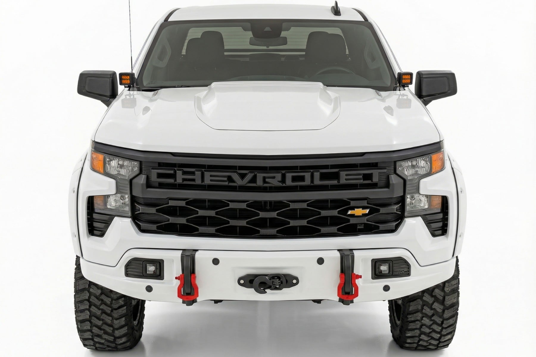 Front FXS Bumper | 12000S | GAZ Summit White | Chevy Silverado 1500 (23-26) — view 2