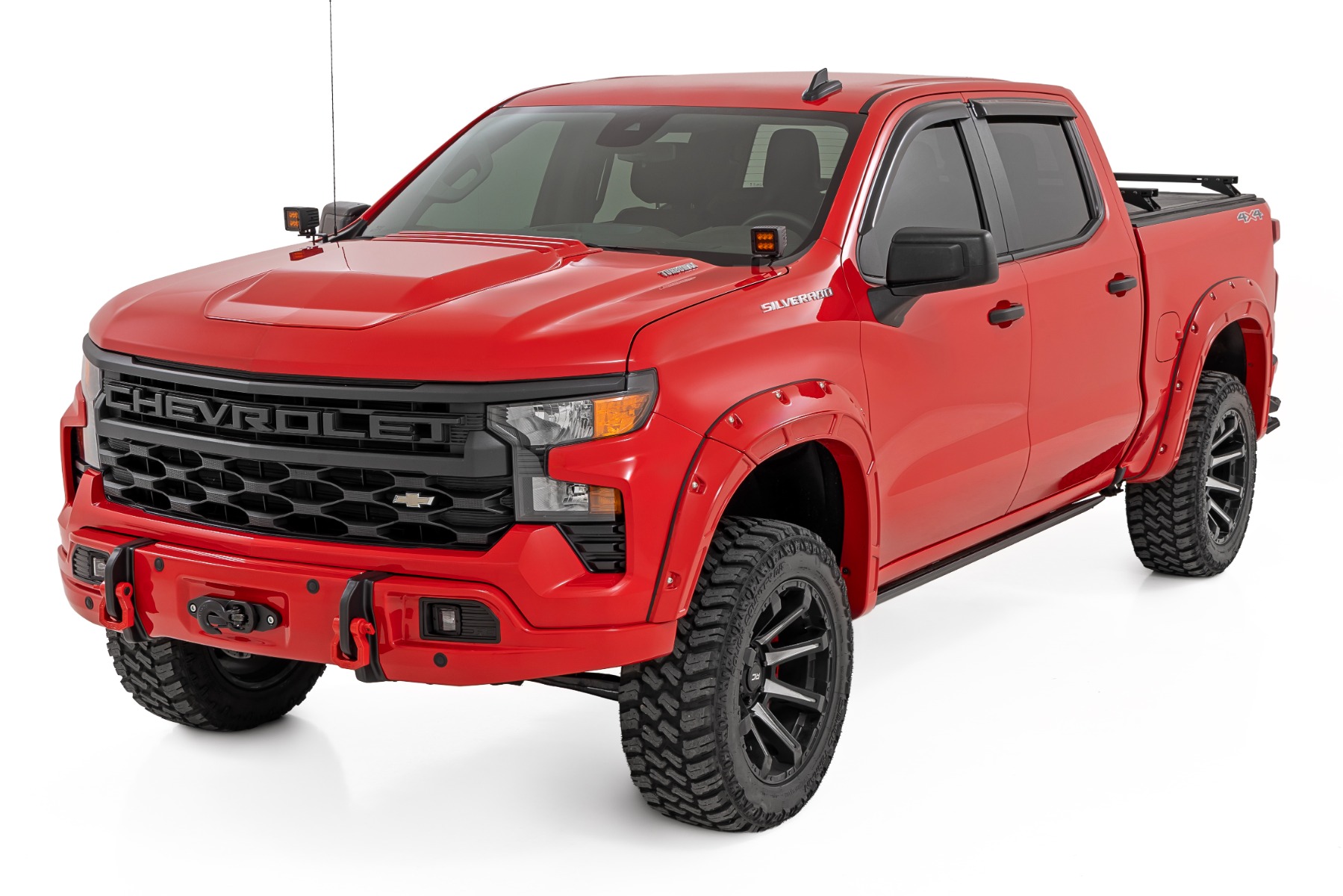 Front FXS Bumper | 12000S | G7C Red Hot | Chevy Silverado 1500 2WD/4WD (23-26) — view 3