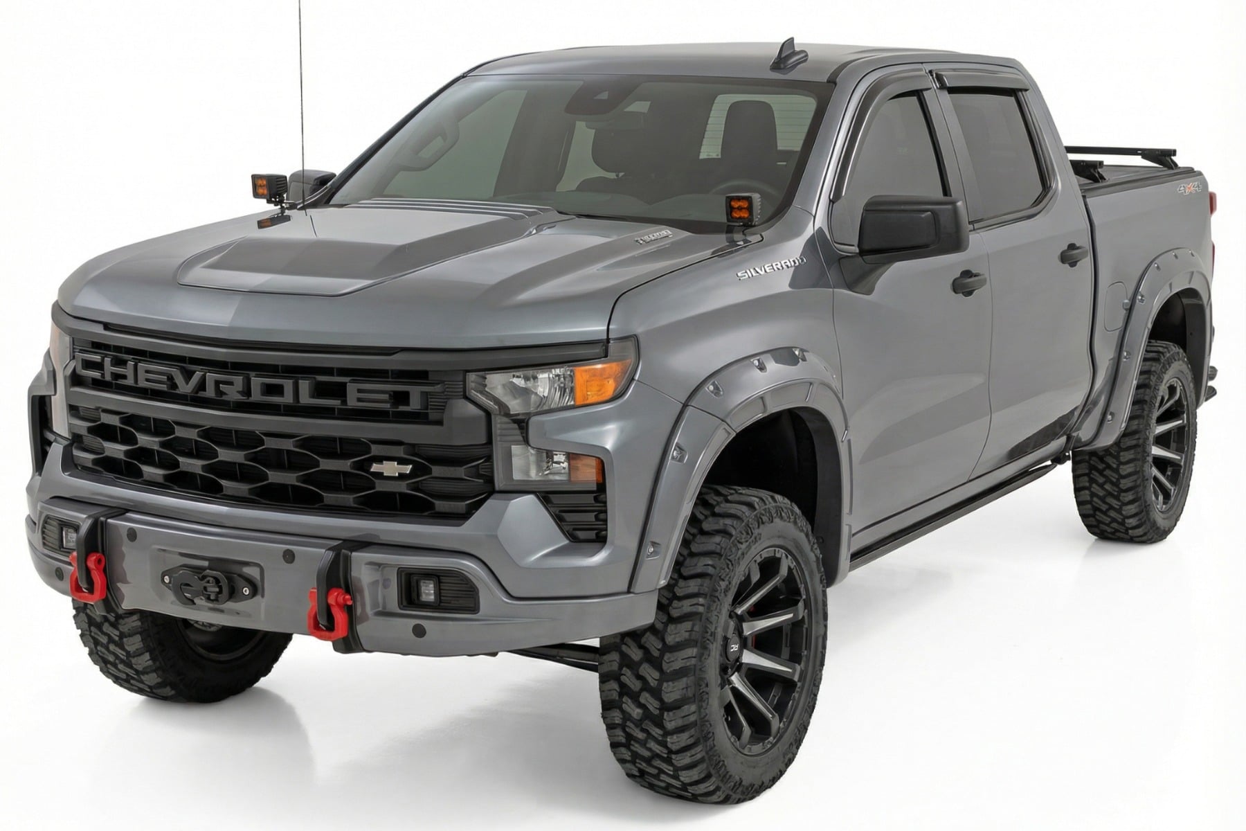 Front FXS Bumper | 12000S | GXD Sterling Grey Metallic | Chevy Silverado 1500 (23-26) — view 3