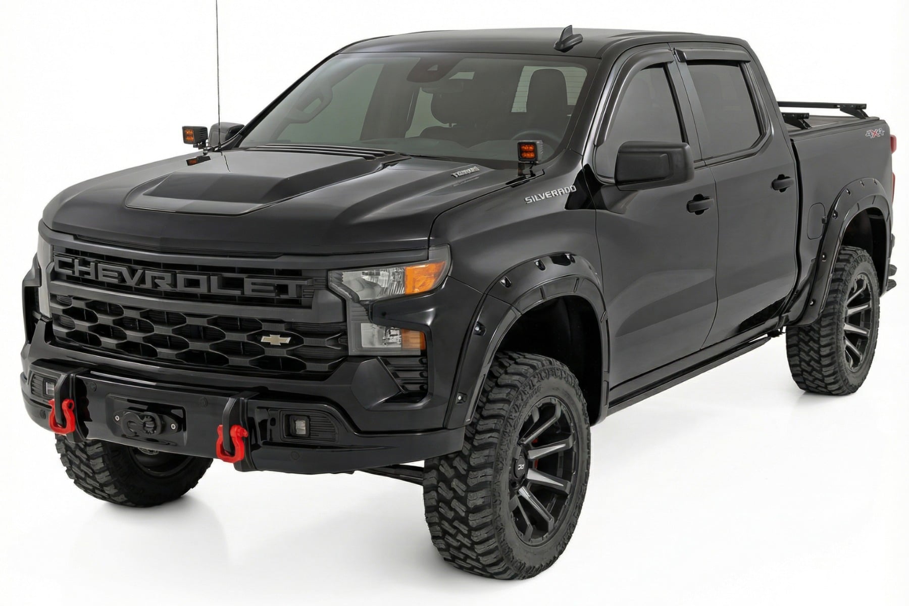 Front FXS Bumper | 12000S | GBA Black | Chevy Silverado 1500 2WD/4WD (23-26) — view 3