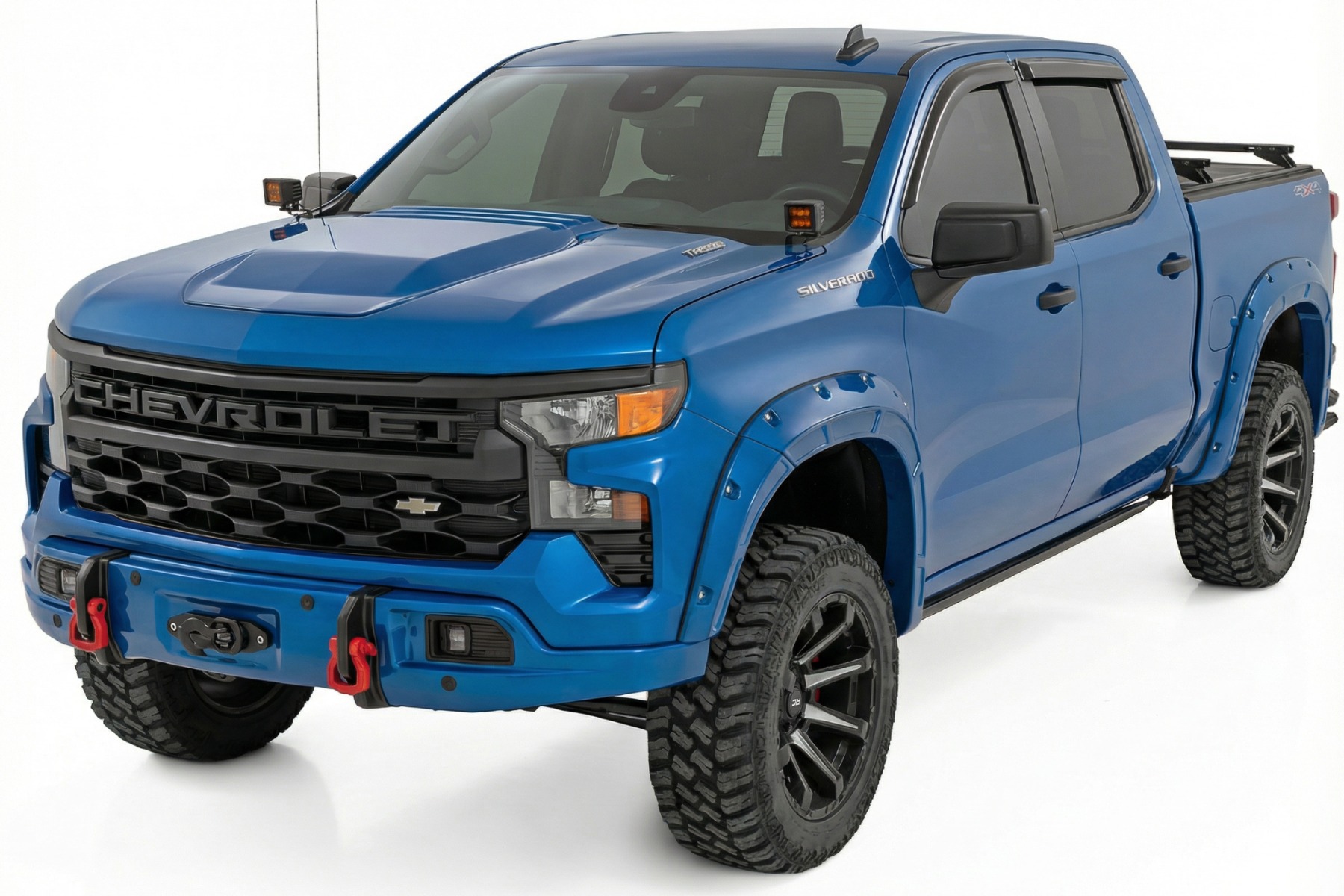 Front FXS Bumper | 12000S | GA0 North Sky Blue | Chevy Silverado 1500 (23-26) — view 3