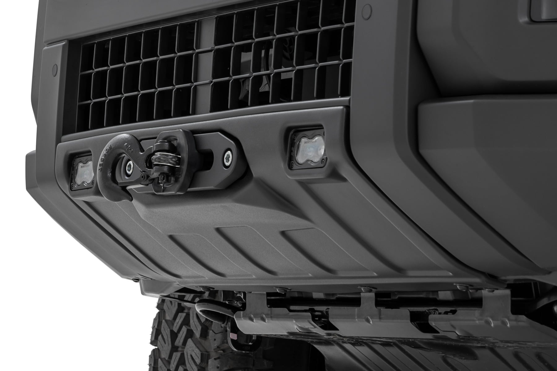 FXS Hidden Winch Mount | White SAE | PRO9500S | Toyota Land Cruiser (24-26) — view 2