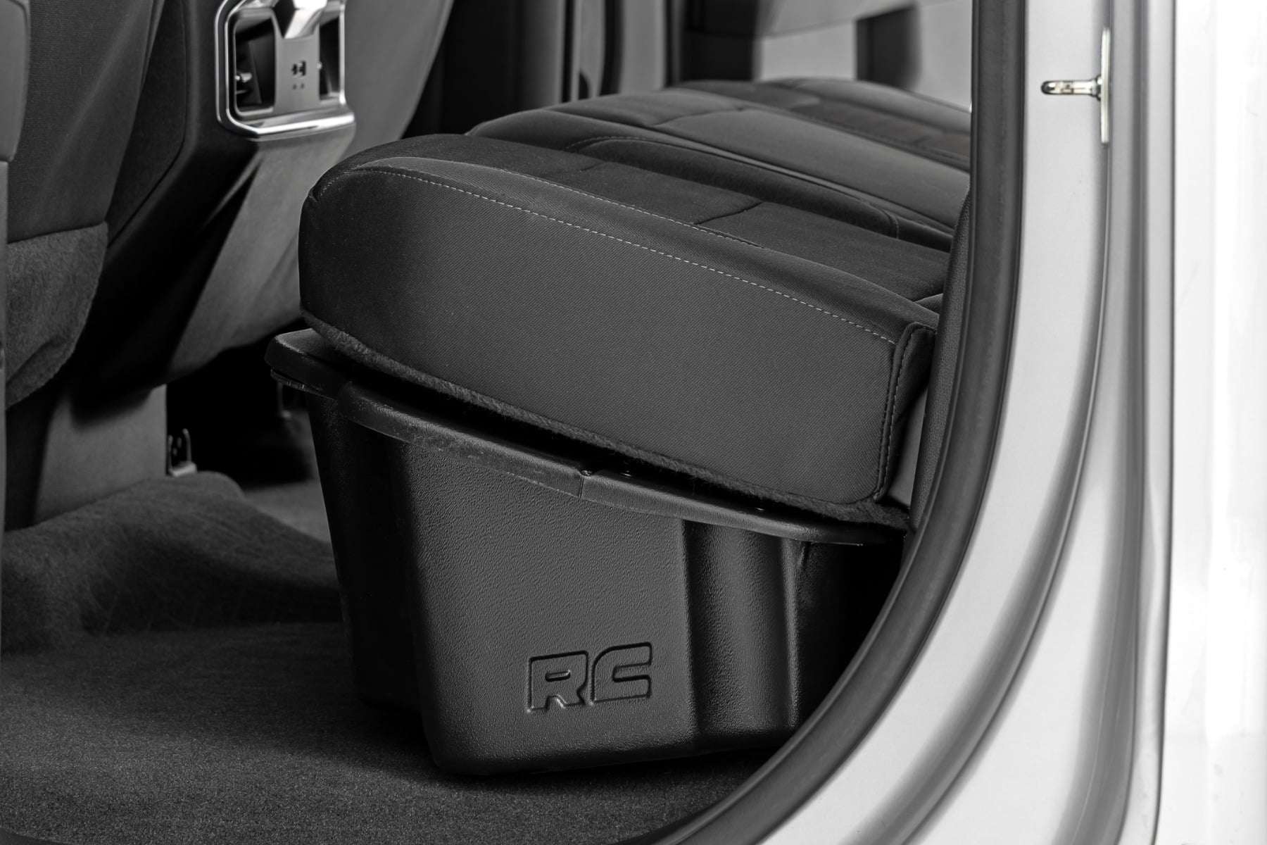 Under Seat Storage with Locking Lid | Double Cab | Chevy/GMC 1500/2500HD/3500HD (19-26) — view 3