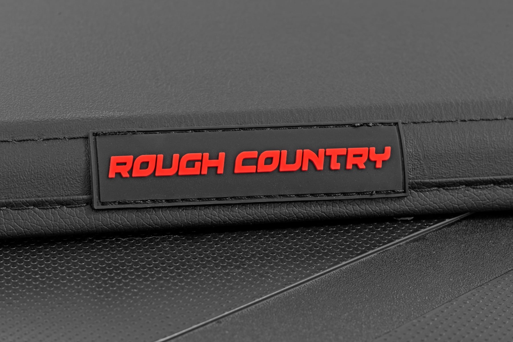 Soft Tri-Fold Bed Cover | 5'7" Bed | with and w/o OE Rail | Toyota Tundra (22-26) — view 5