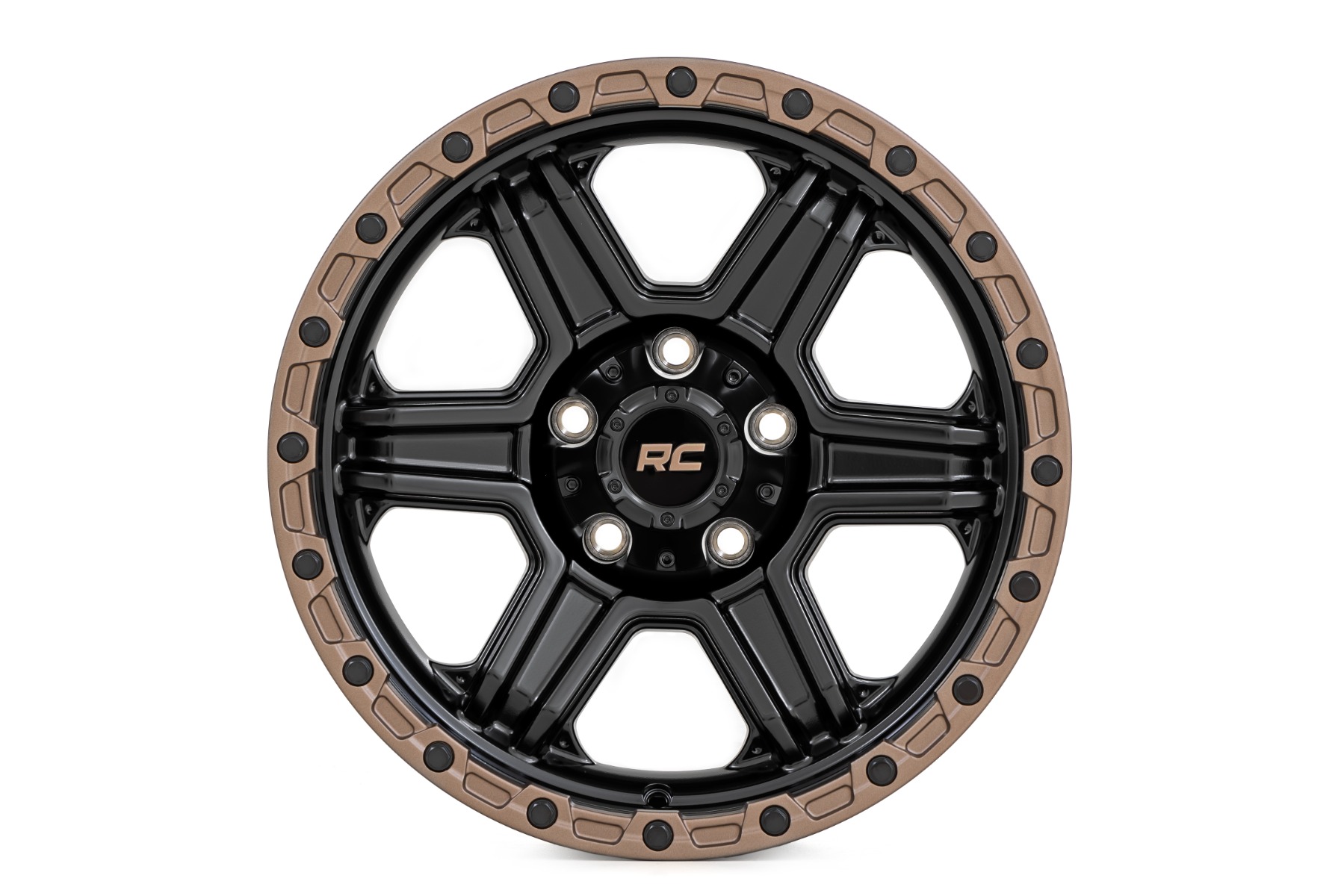 Rough Country 79 Series Wheel | One-Piece | Semi Gloss Black