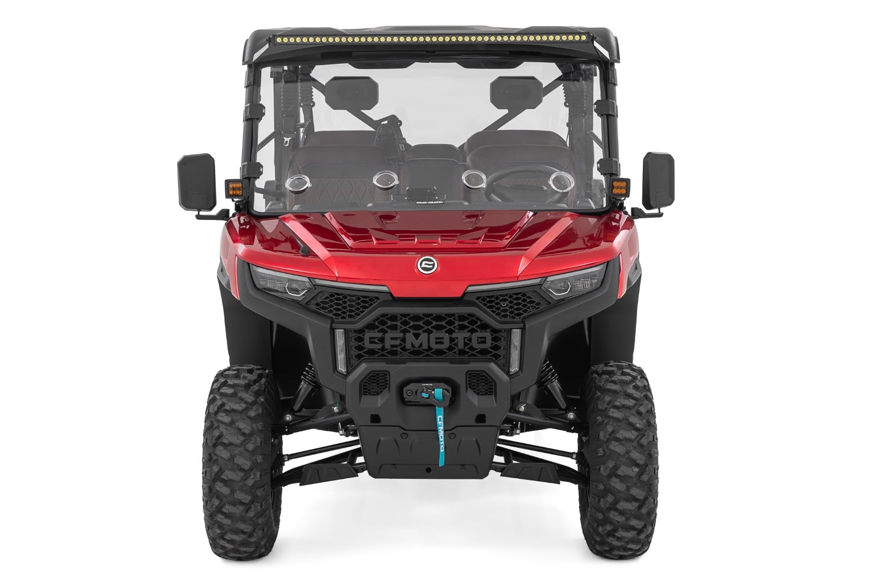 LED Light Mount | 50" Black Single Row | CFMOTO UFORCE U10 Pro — view 3