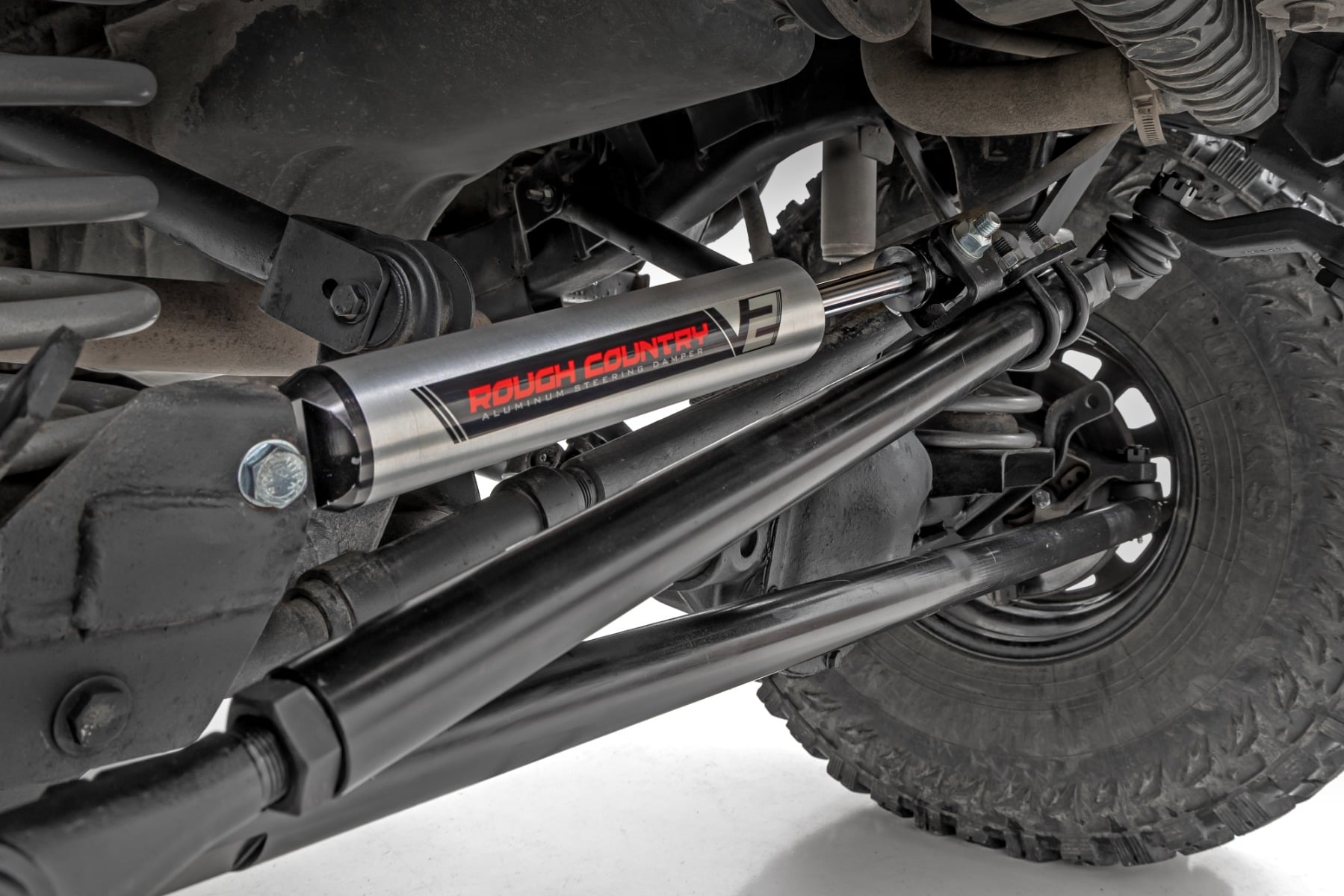 HD Steering Kit | V2 Stabilizer Combo | Jeep Cherokee XJ/Comanche MJ/Wrangler TJ — view 6