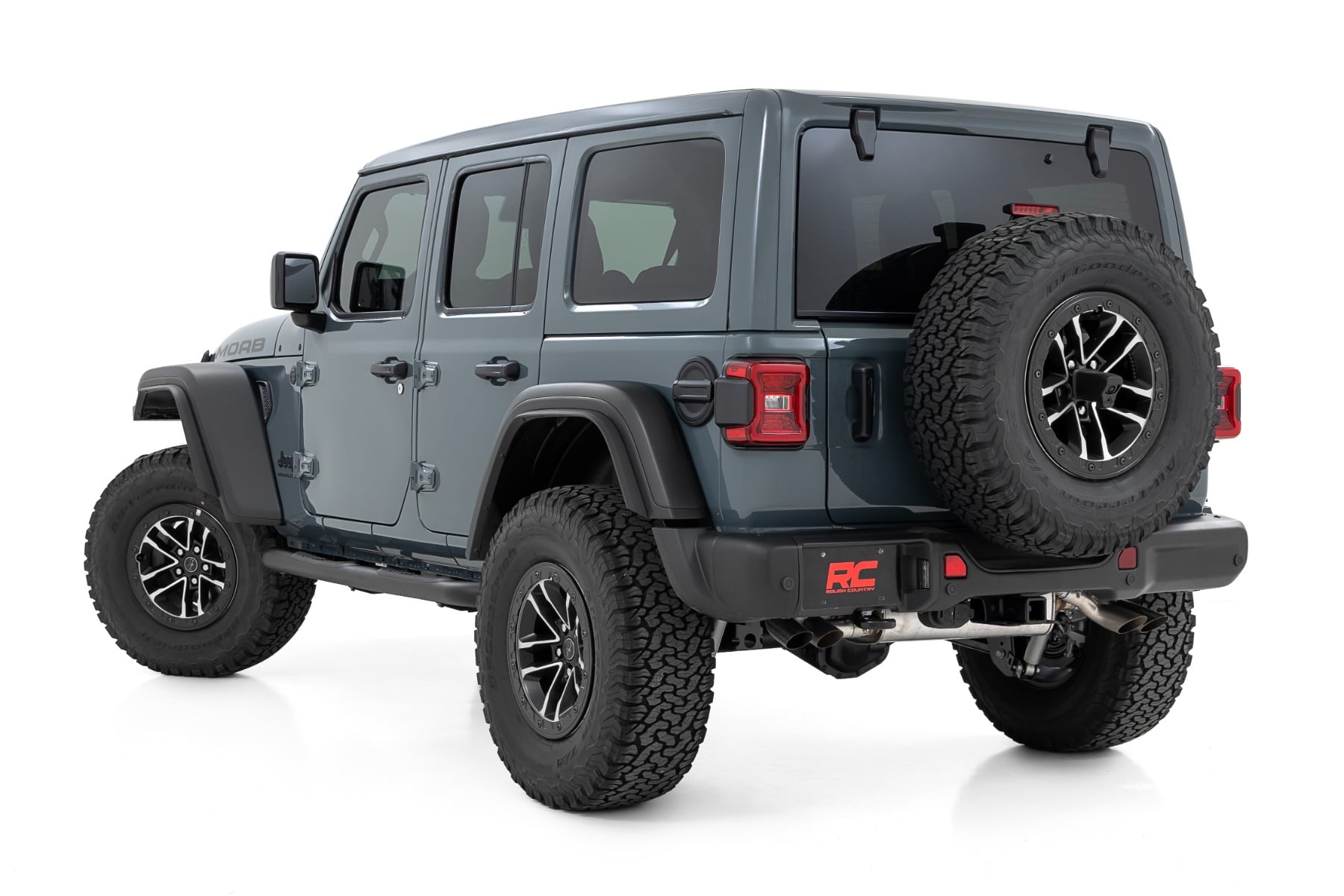 Nerf Steps | 3-Inch Tube | 4 Door | Jeep Wrangler Unlimited 2WD/4WD (2018-2026) view 3