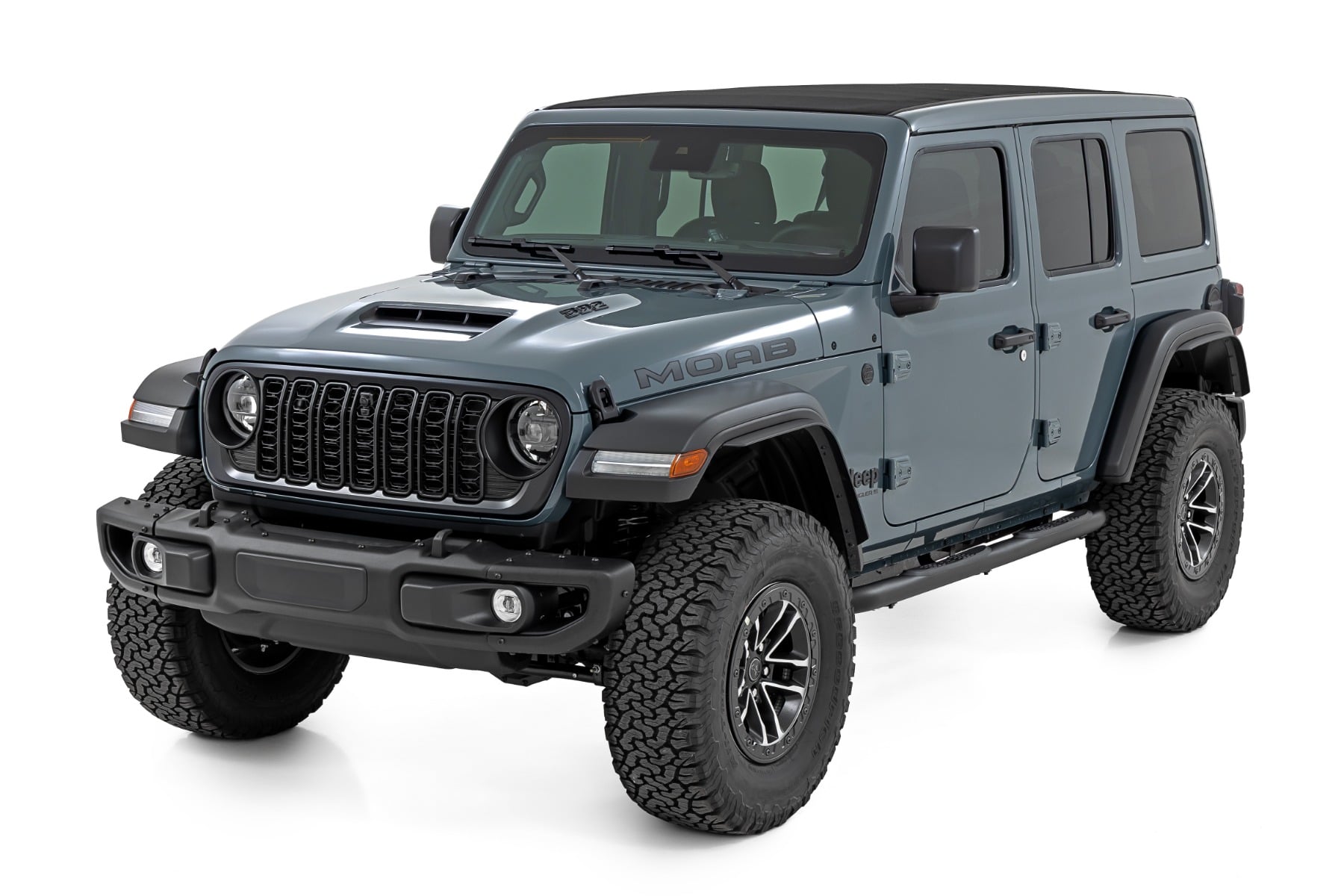 Nerf Steps | 3-Inch Tube | 4 Door | Jeep Wrangler Unlimited 2WD/4WD (2018-2026) view 2