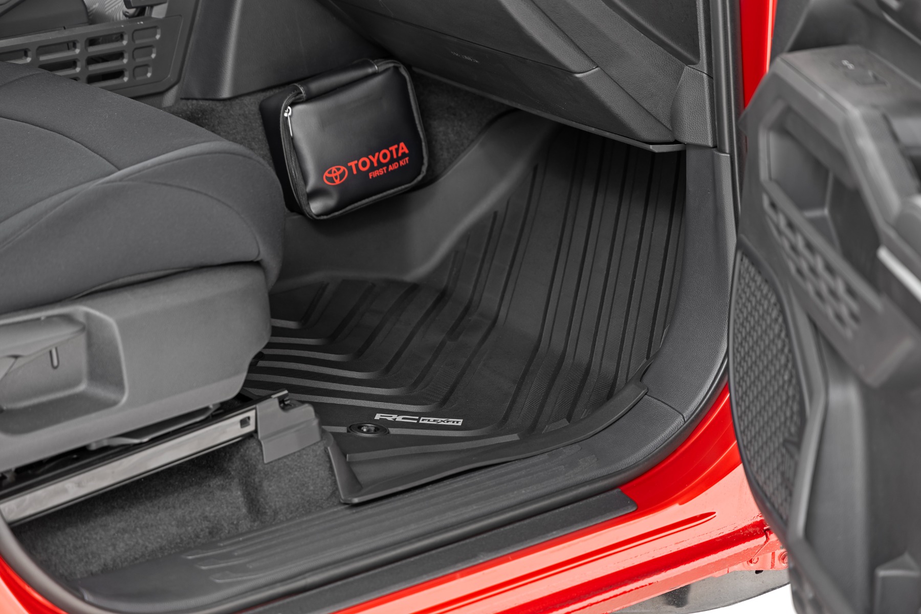 Flex Fit Floor Mats | Front & Rear | Crew | Toyota Tacoma 2WD/4WD (2024-2026) — view 3
