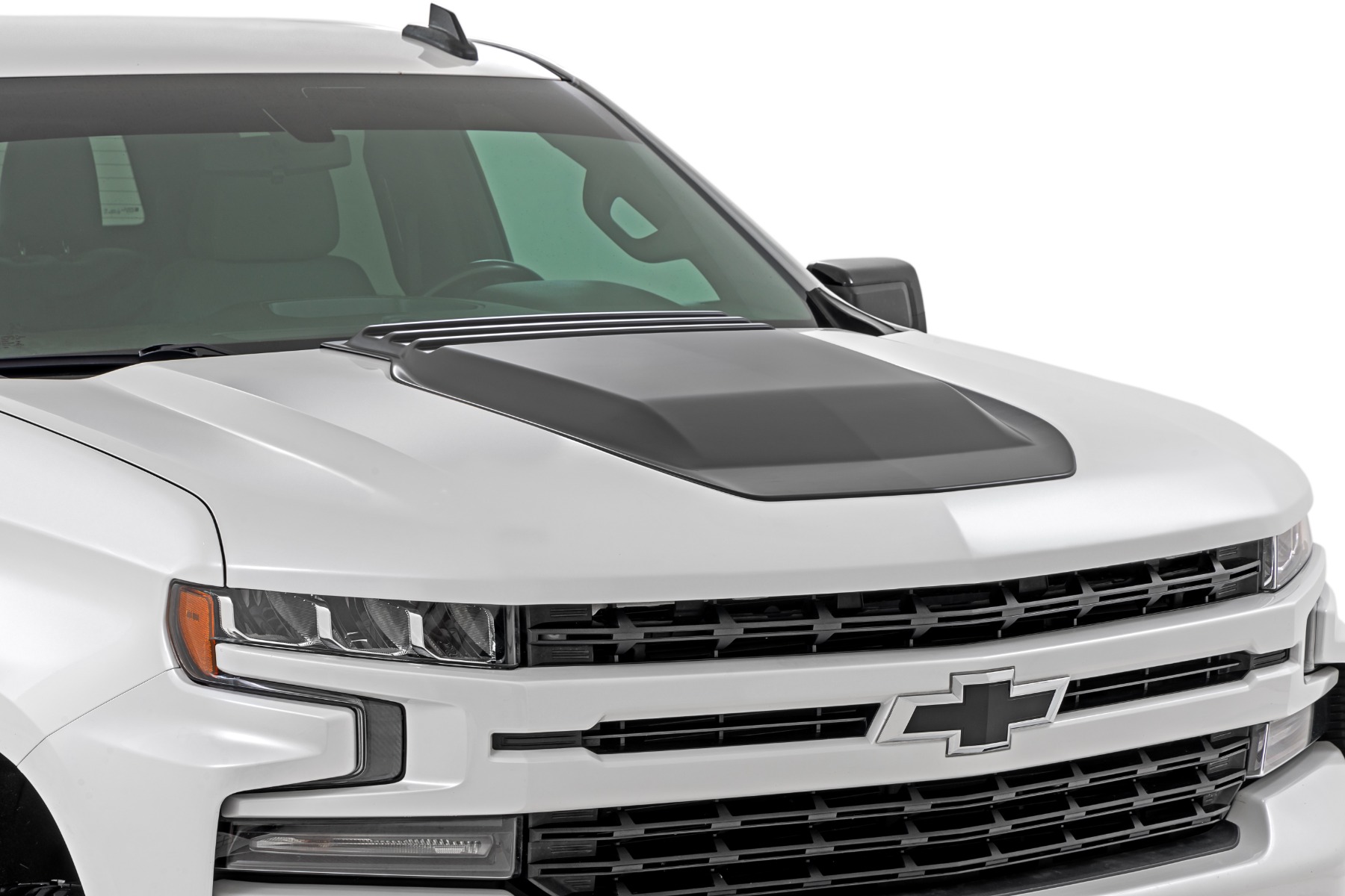 Hood Scoop | G1C Overcast | Chevy Silverado 1500 2WD/4WD (2019-2026)
